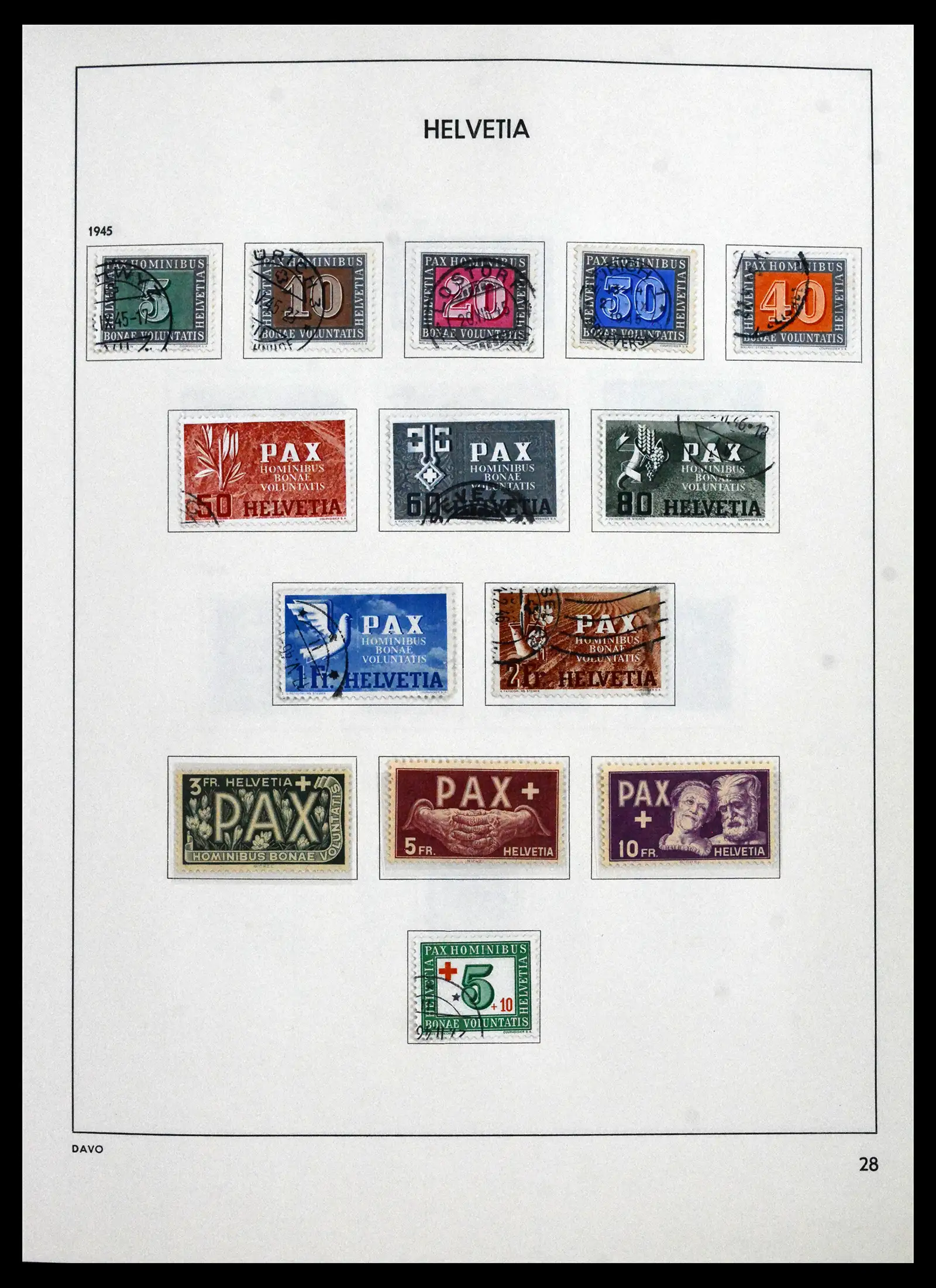 41750 0030 - Stamp collection 41750 Switzerland complete 1862-2006.
