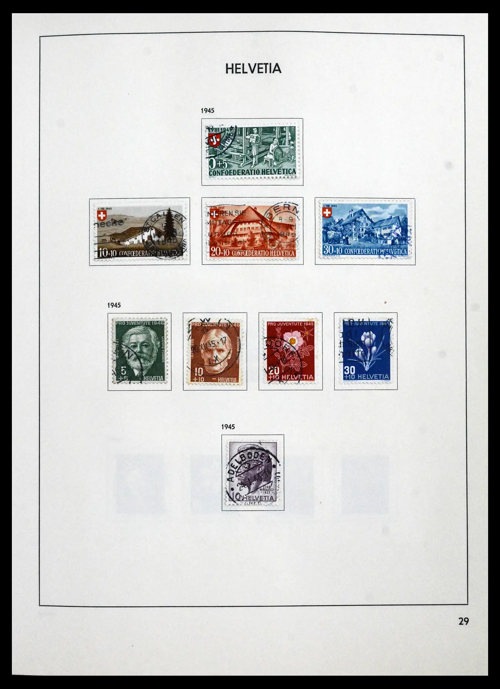 41750 0031 - Stamp collection 41750 Switzerland complete 1862-2006.
