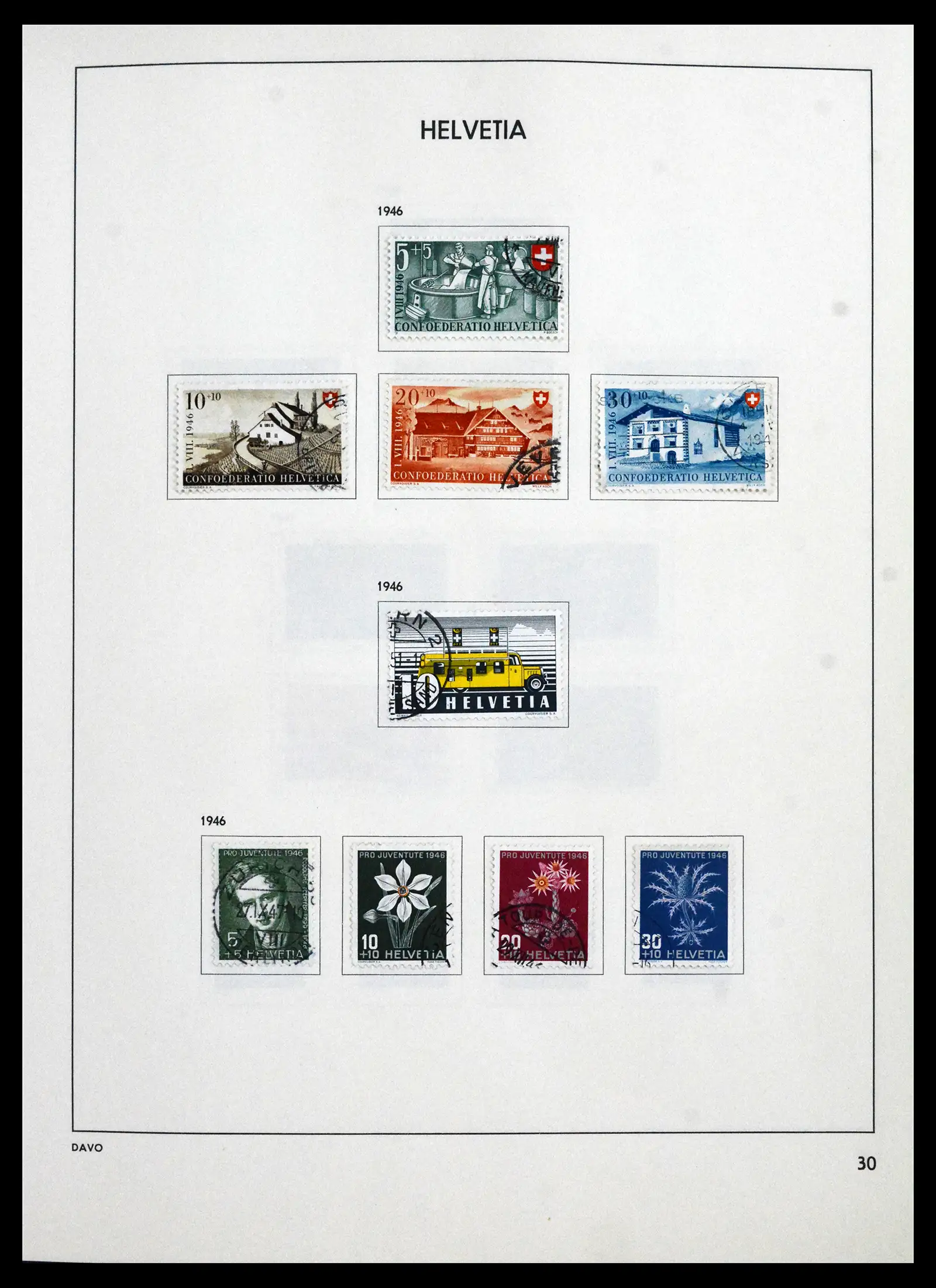 41750 0032 - Stamp collection 41750 Switzerland complete 1862-2006.