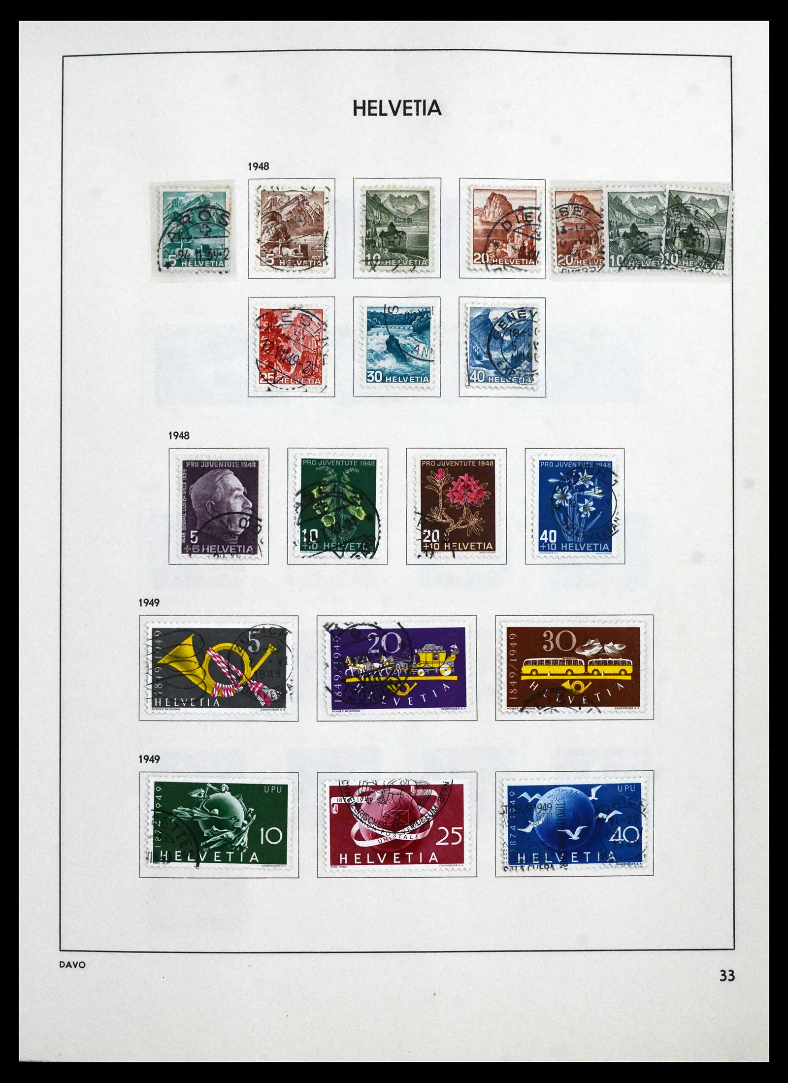 41750 0035 - Stamp collection 41750 Switzerland complete 1862-2006.