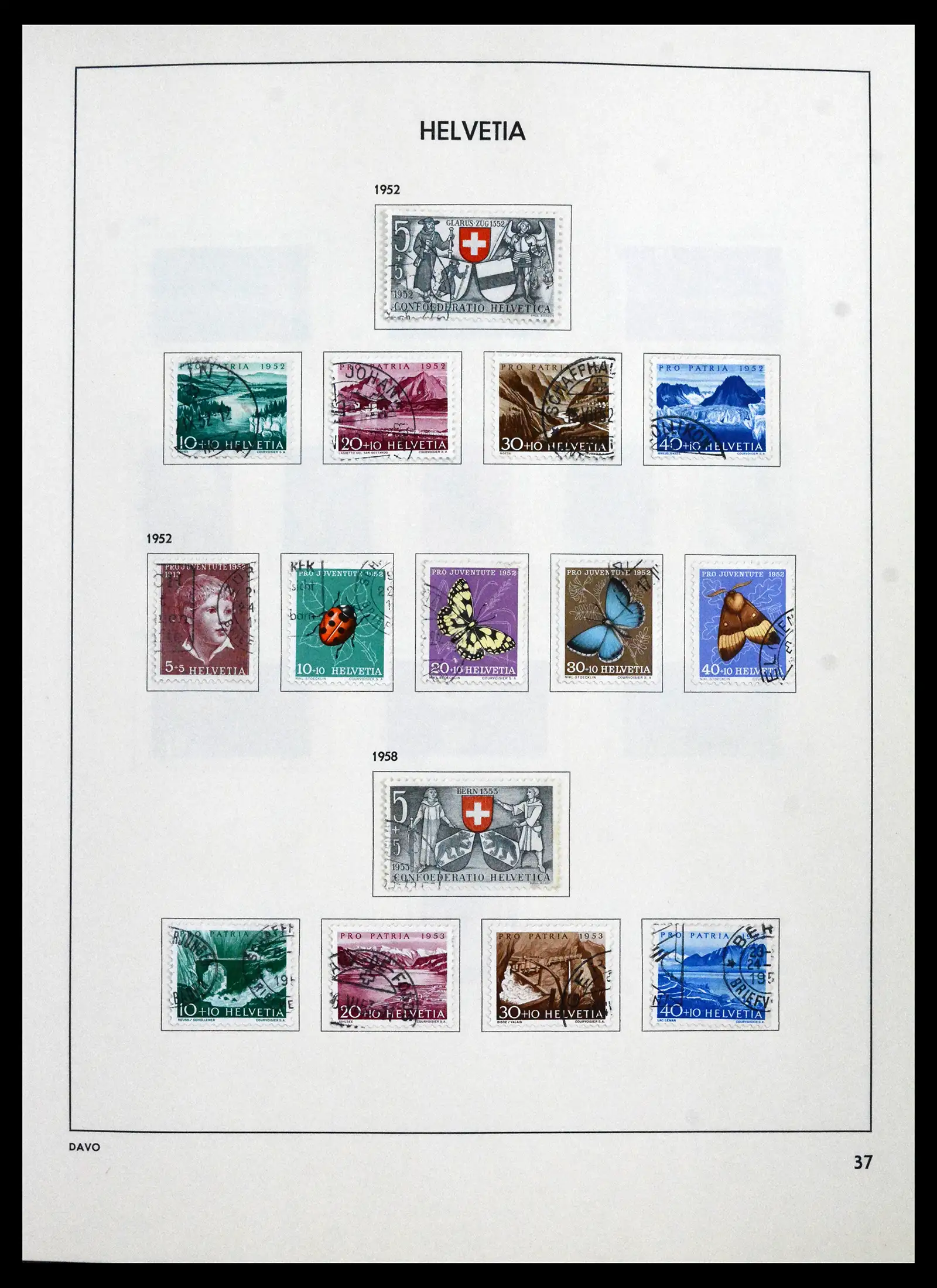 41750 0039 - Stamp collection 41750 Switzerland complete 1862-2006.