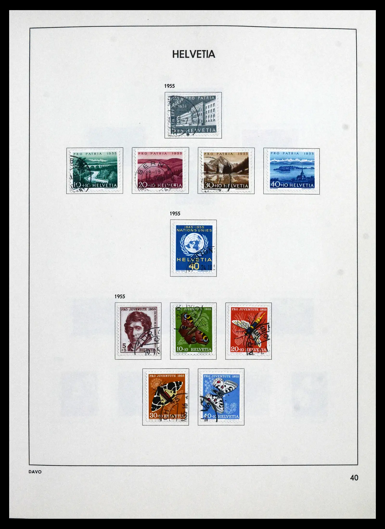 41750 0042 - Stamp collection 41750 Switzerland complete 1862-2006.