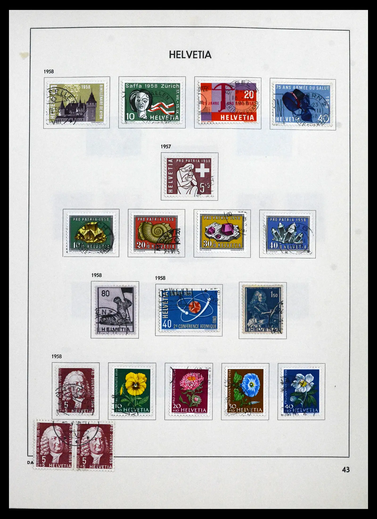 41750 0045 - Stamp collection 41750 Switzerland complete 1862-2006.