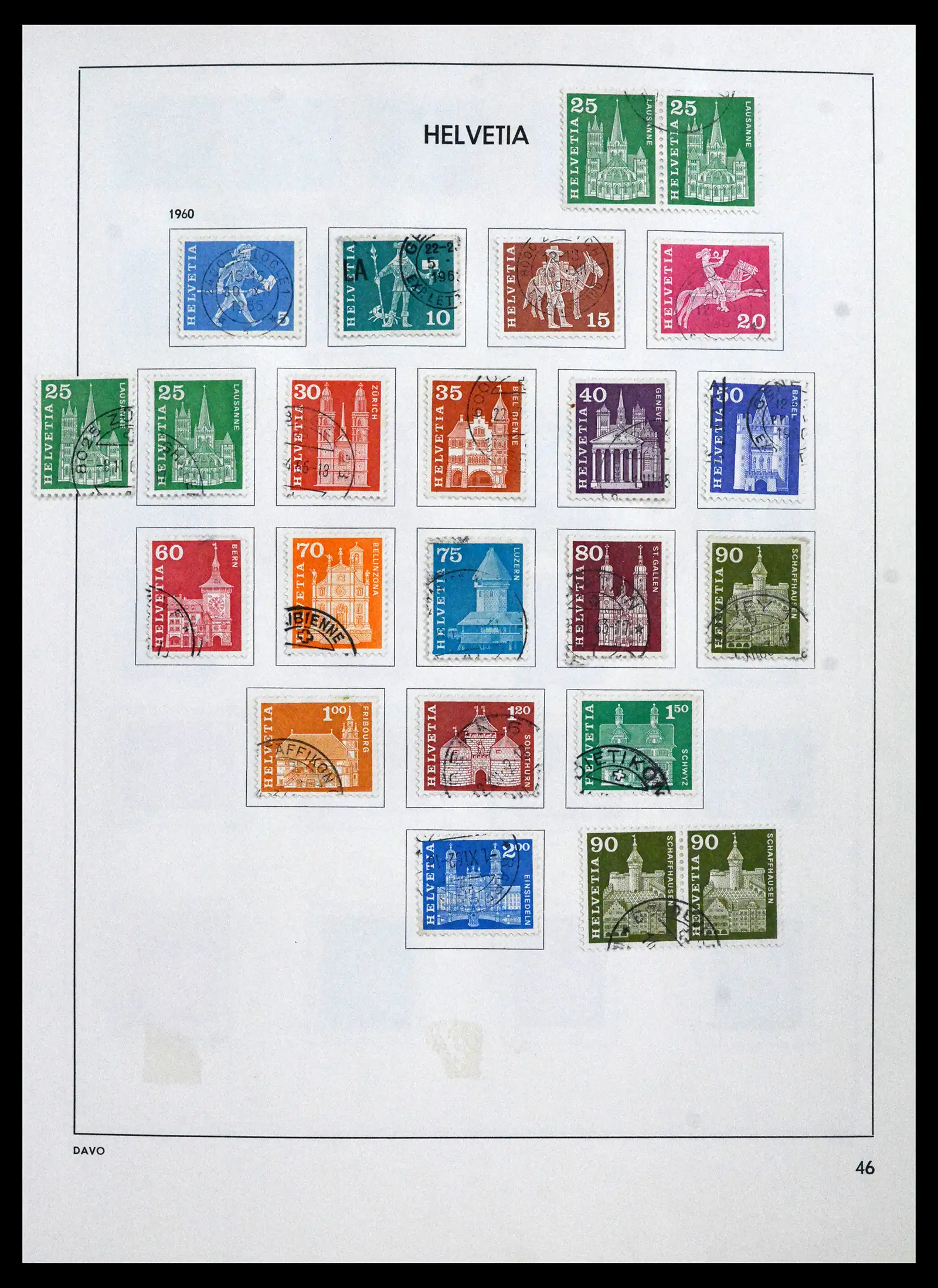 41750 0048 - Stamp collection 41750 Switzerland complete 1862-2006.