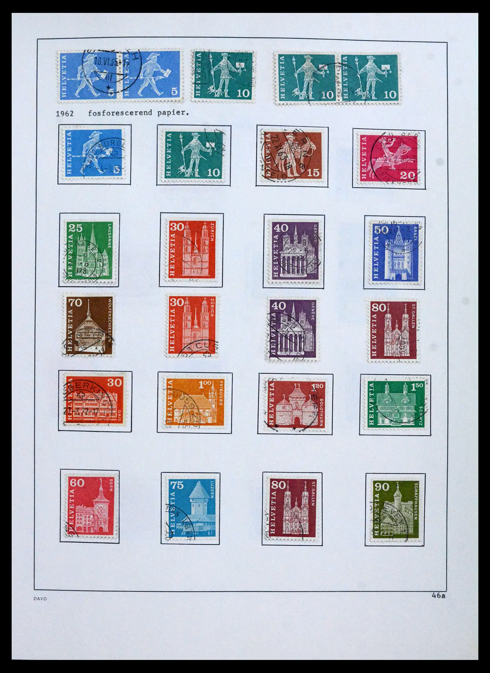 41750 0049 - Stamp collection 41750 Switzerland complete 1862-2006.
