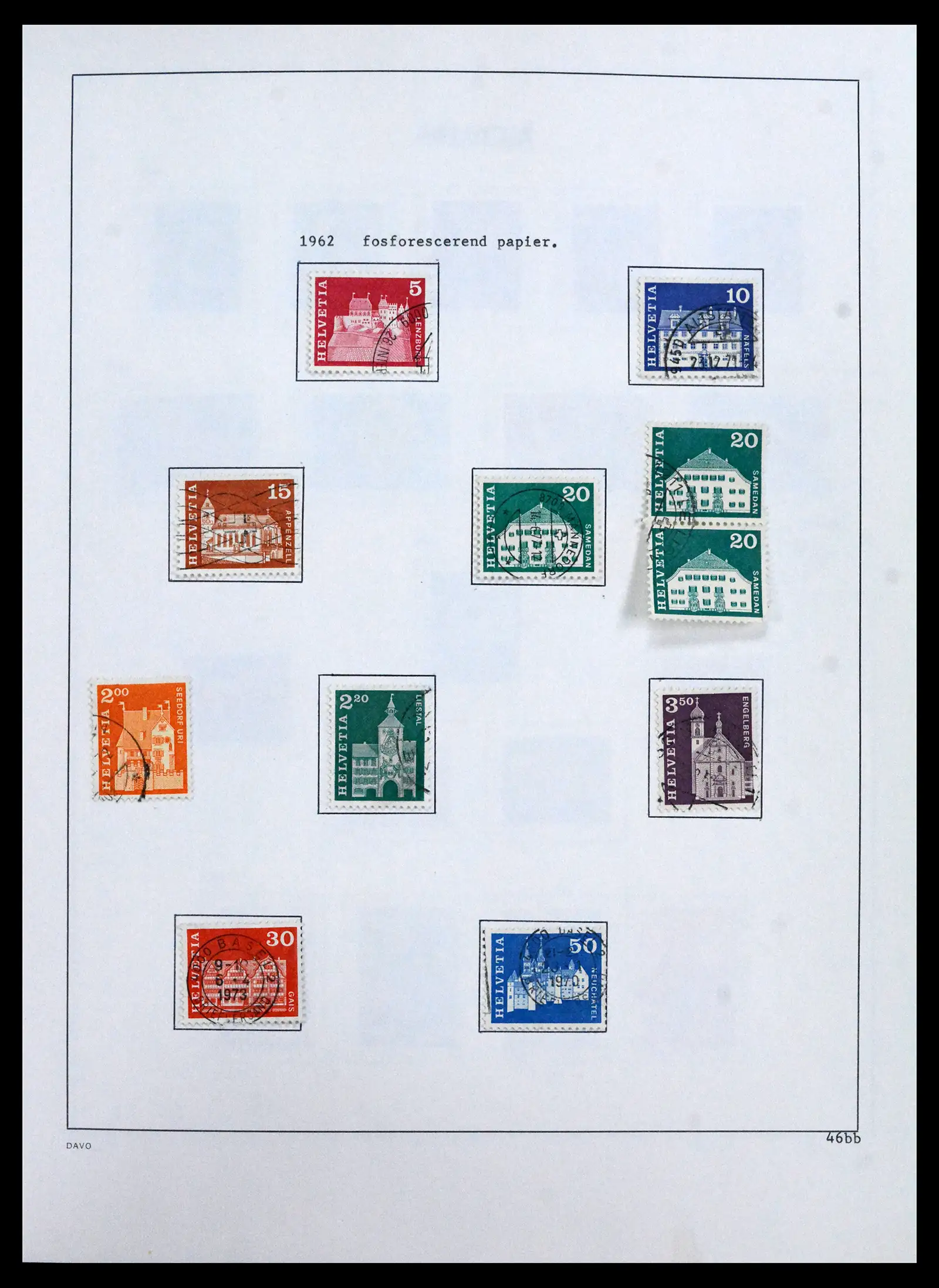 41750 0050 - Stamp collection 41750 Switzerland complete 1862-2006.