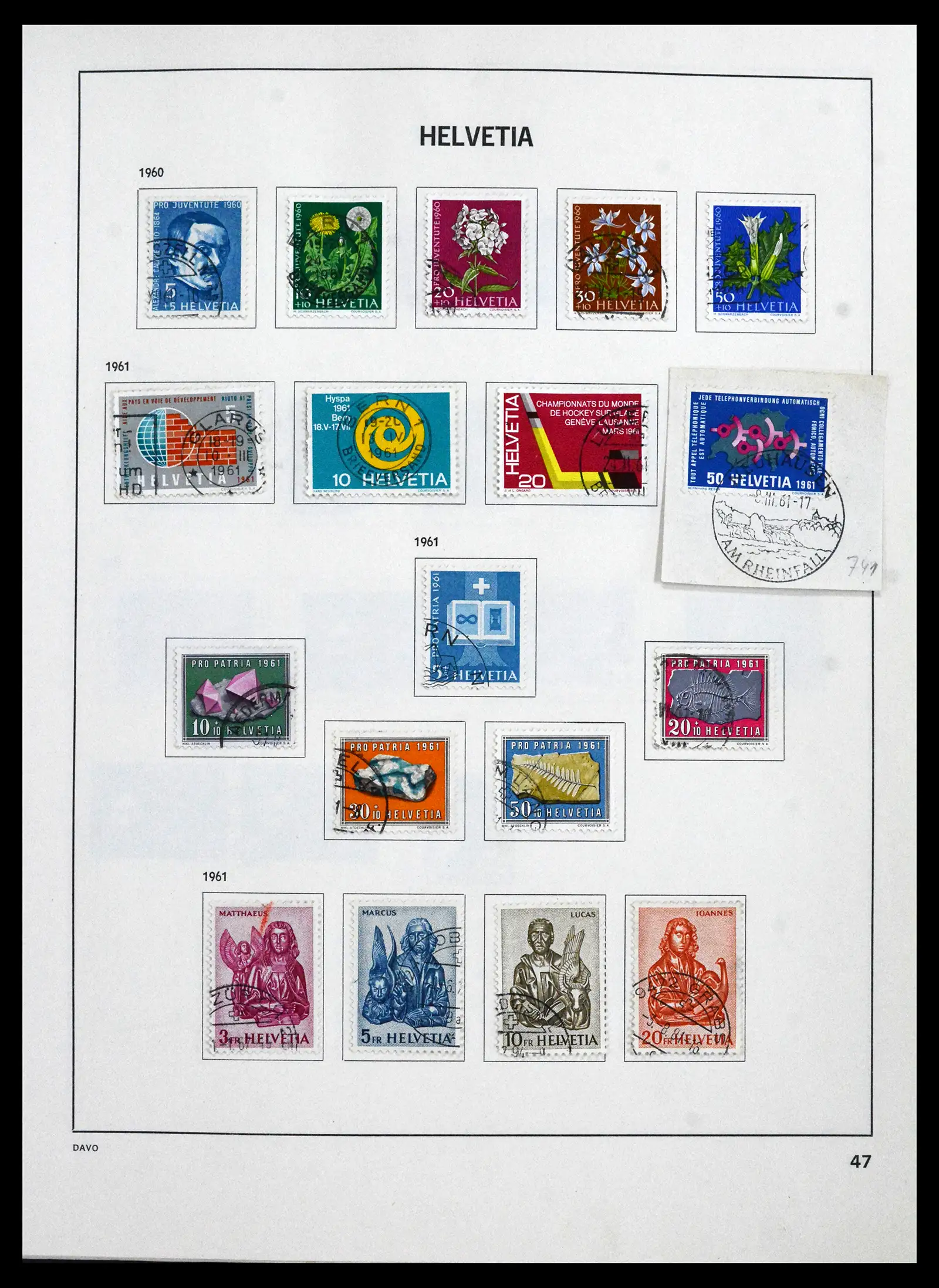 41750 0051 - Stamp collection 41750 Switzerland complete 1862-2006.