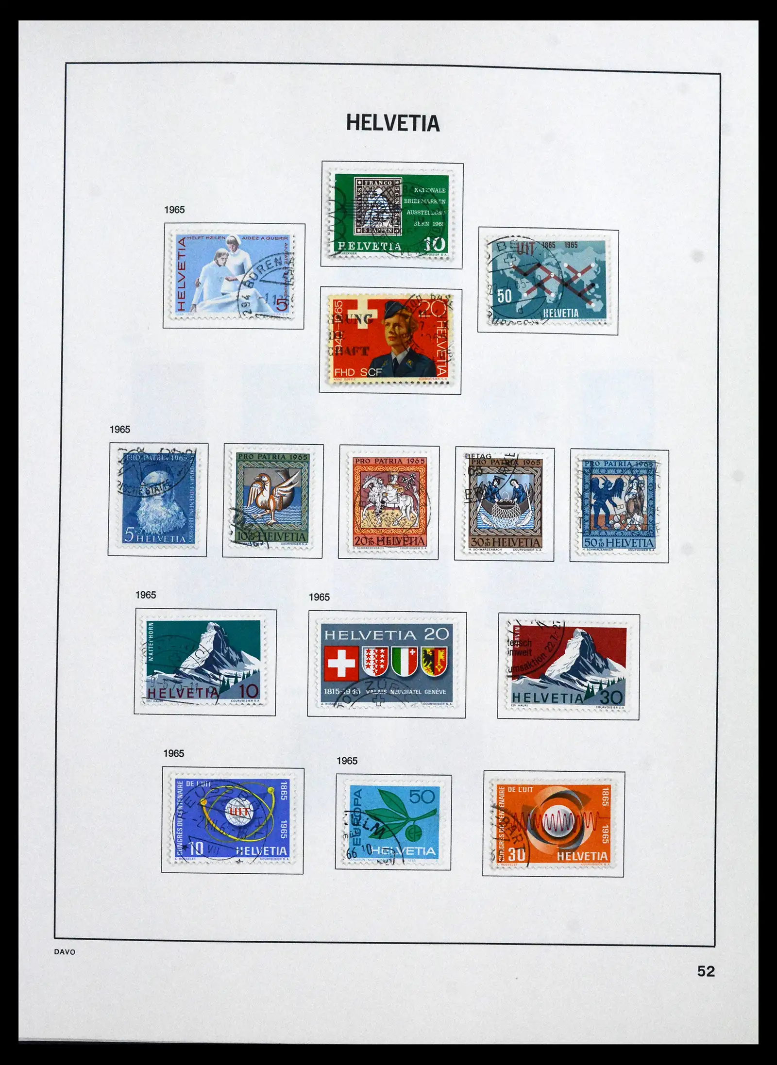 41750 0056 - Stamp collection 41750 Switzerland complete 1862-2006.