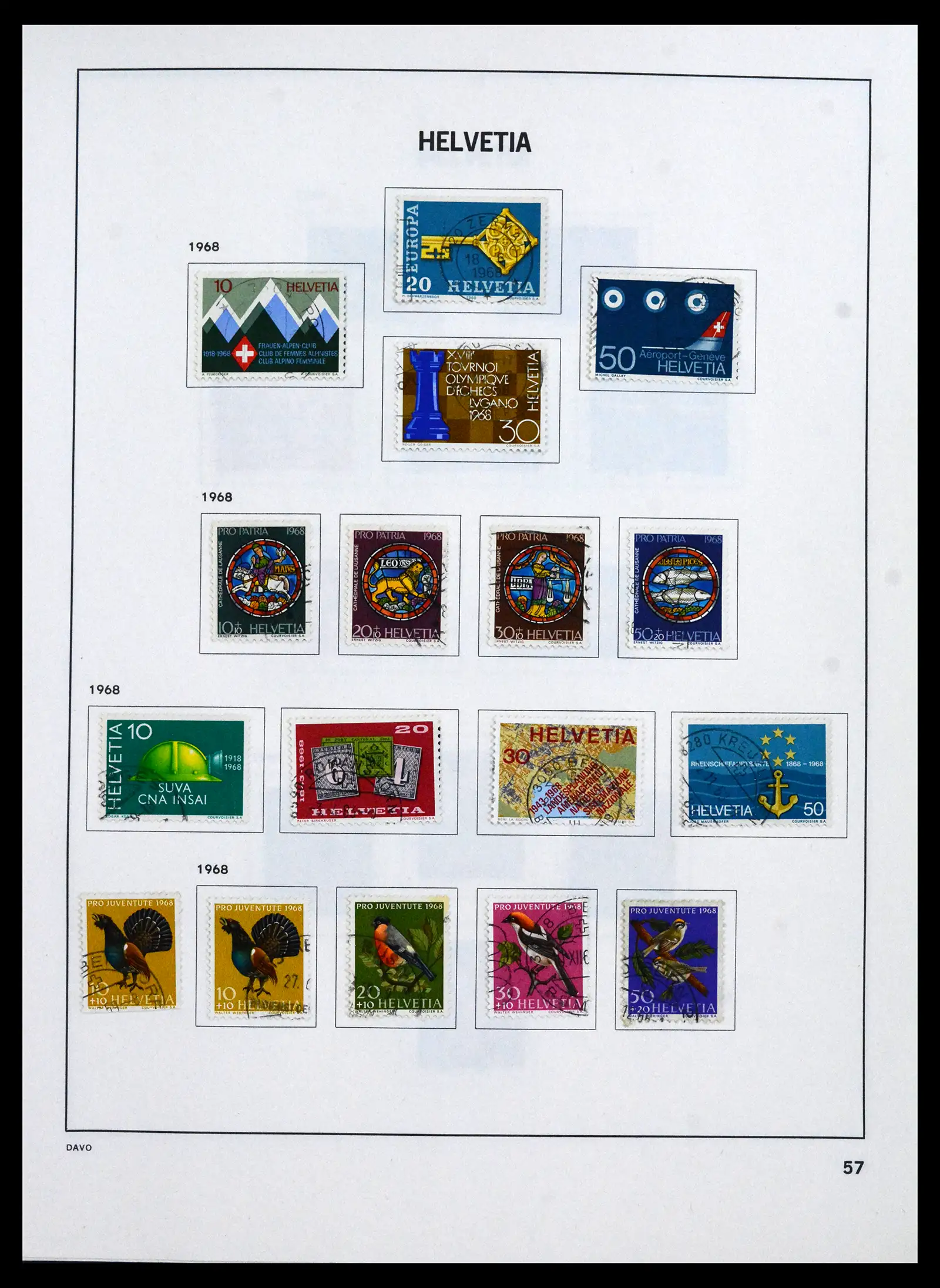 41750 0061 - Stamp collection 41750 Switzerland complete 1862-2006.