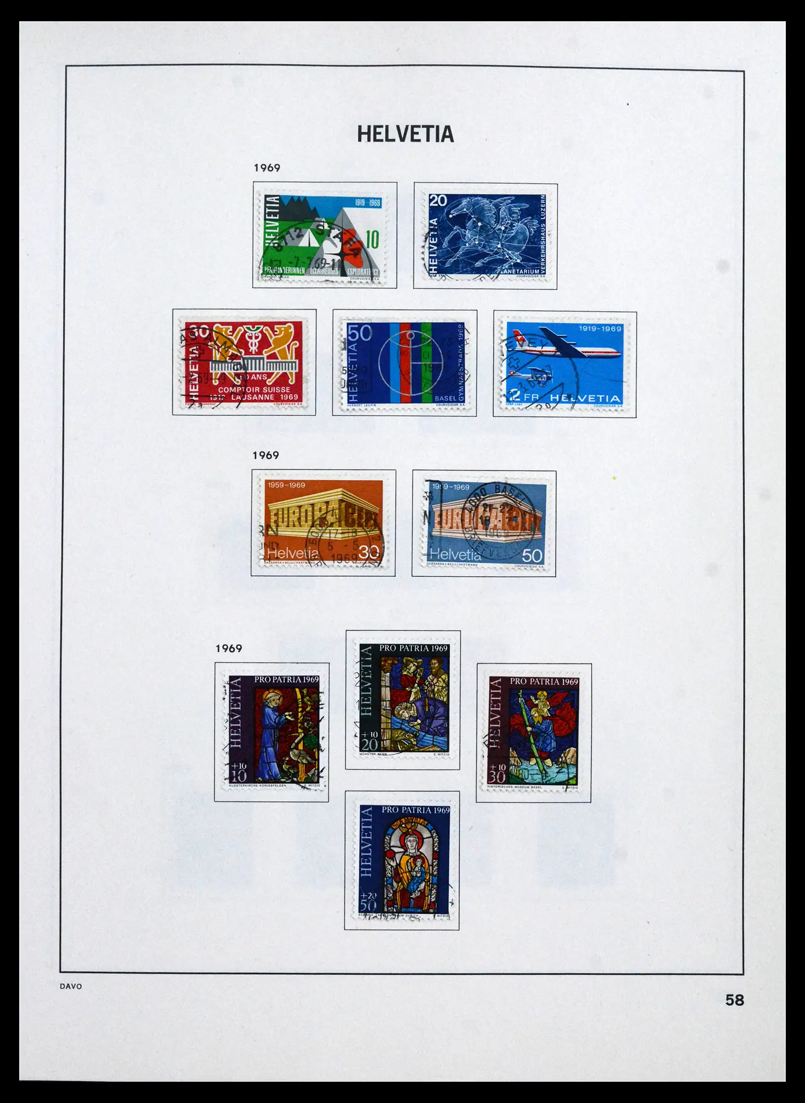 41750 0062 - Stamp collection 41750 Switzerland complete 1862-2006.