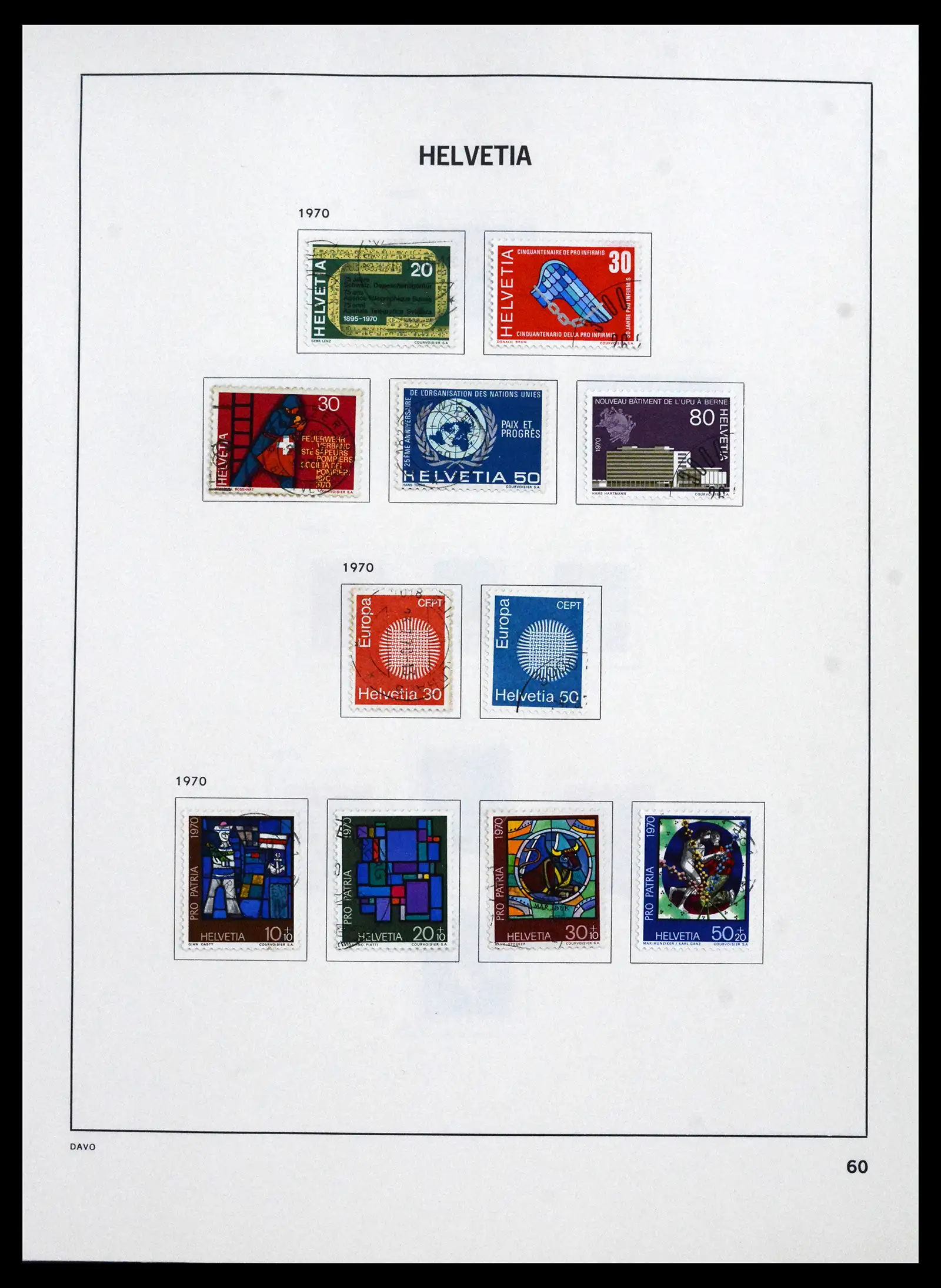 41750 0064 - Stamp collection 41750 Switzerland complete 1862-2006.
