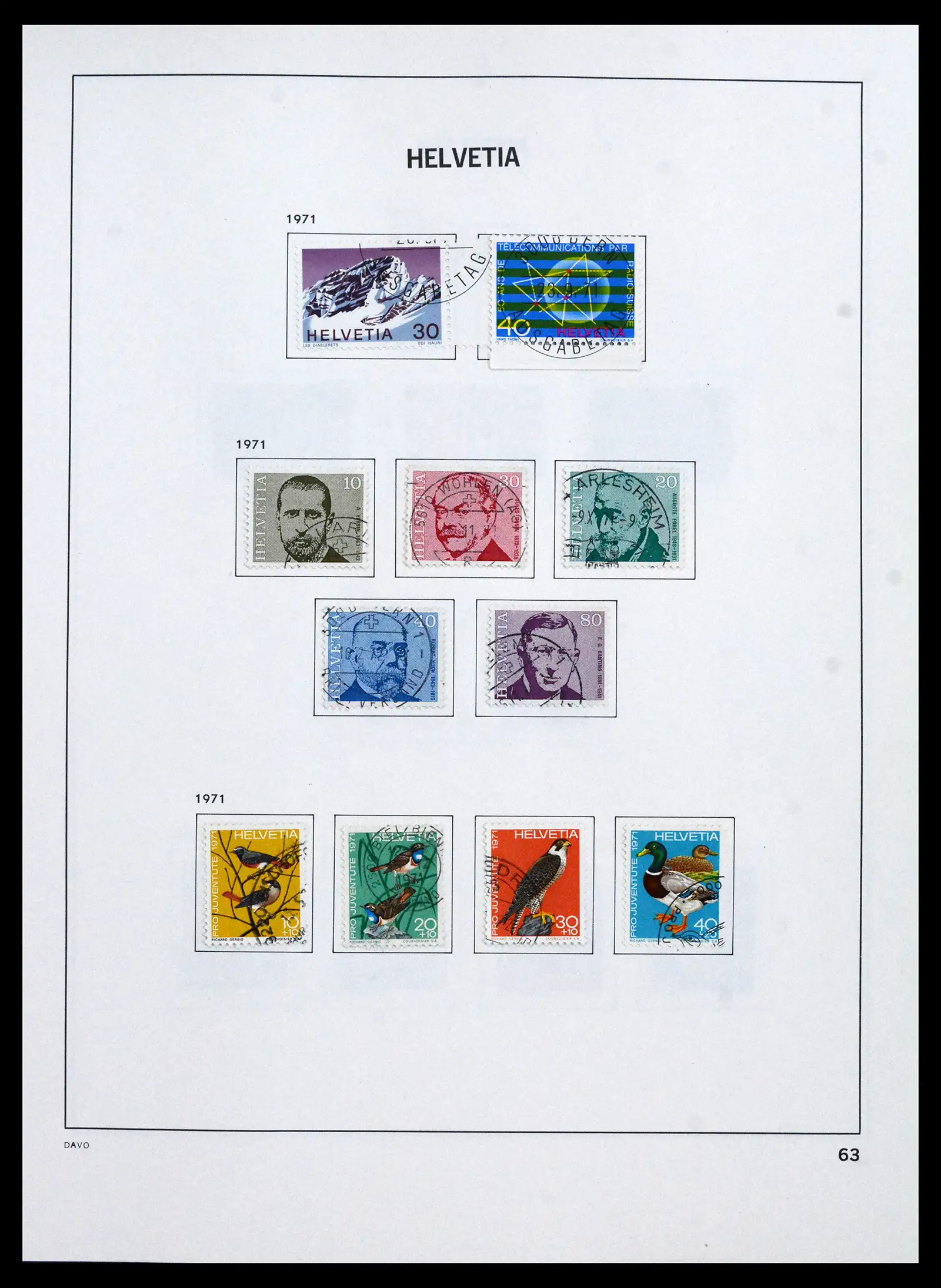 41750 0067 - Stamp collection 41750 Switzerland complete 1862-2006.
