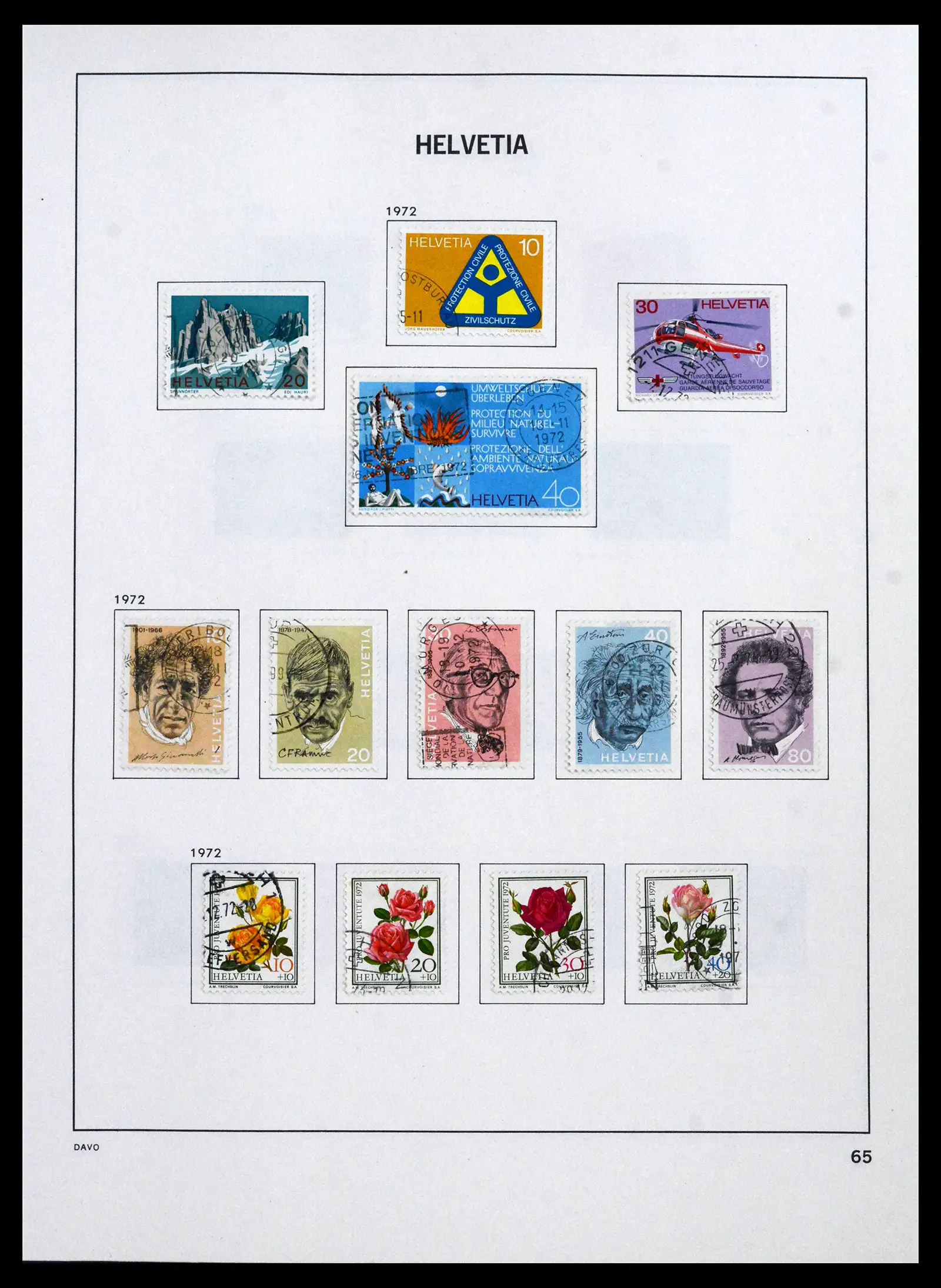 41750 0069 - Stamp collection 41750 Switzerland complete 1862-2006.