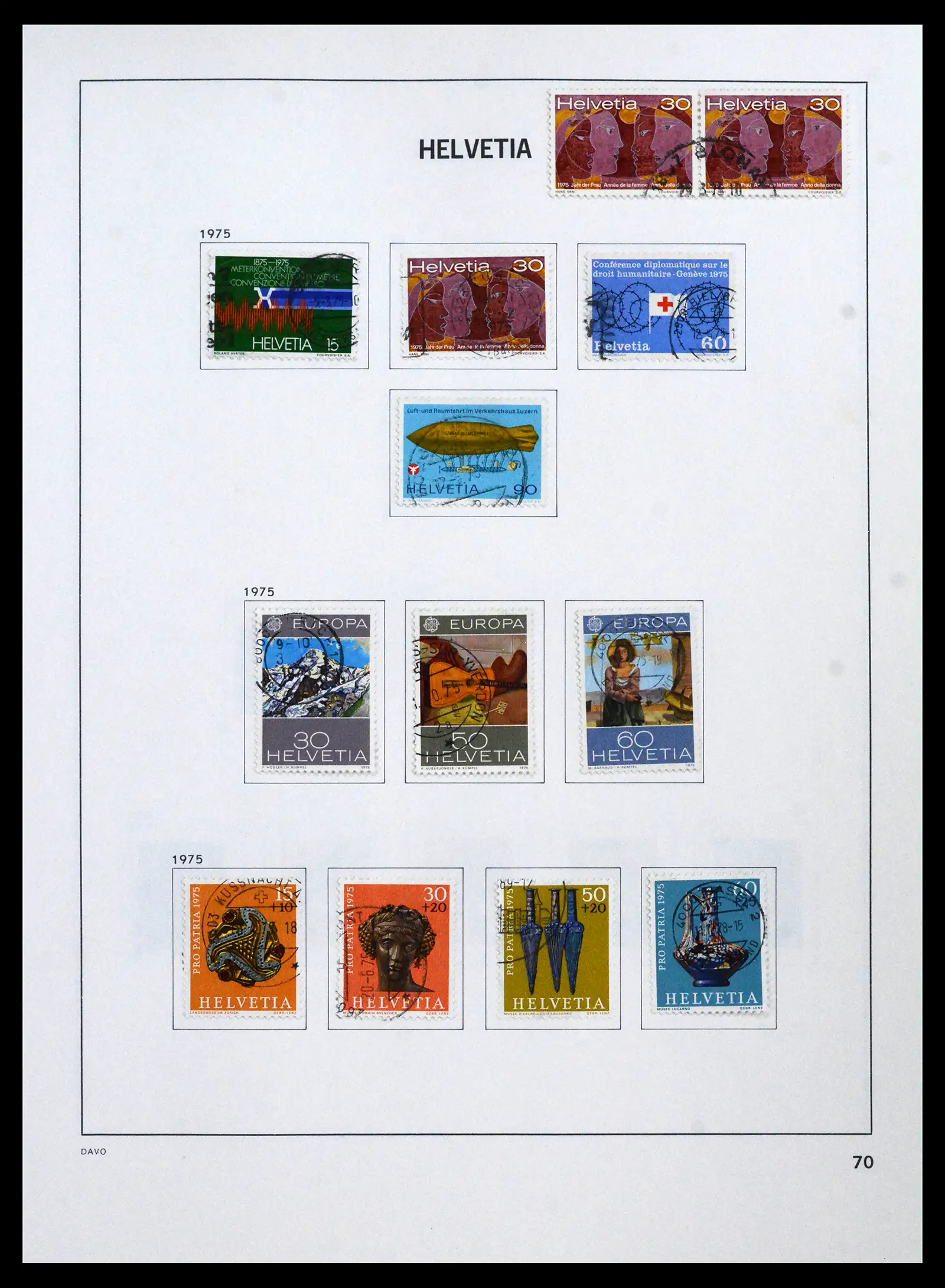 41750 0074 - Stamp collection 41750 Switzerland complete 1862-2006.