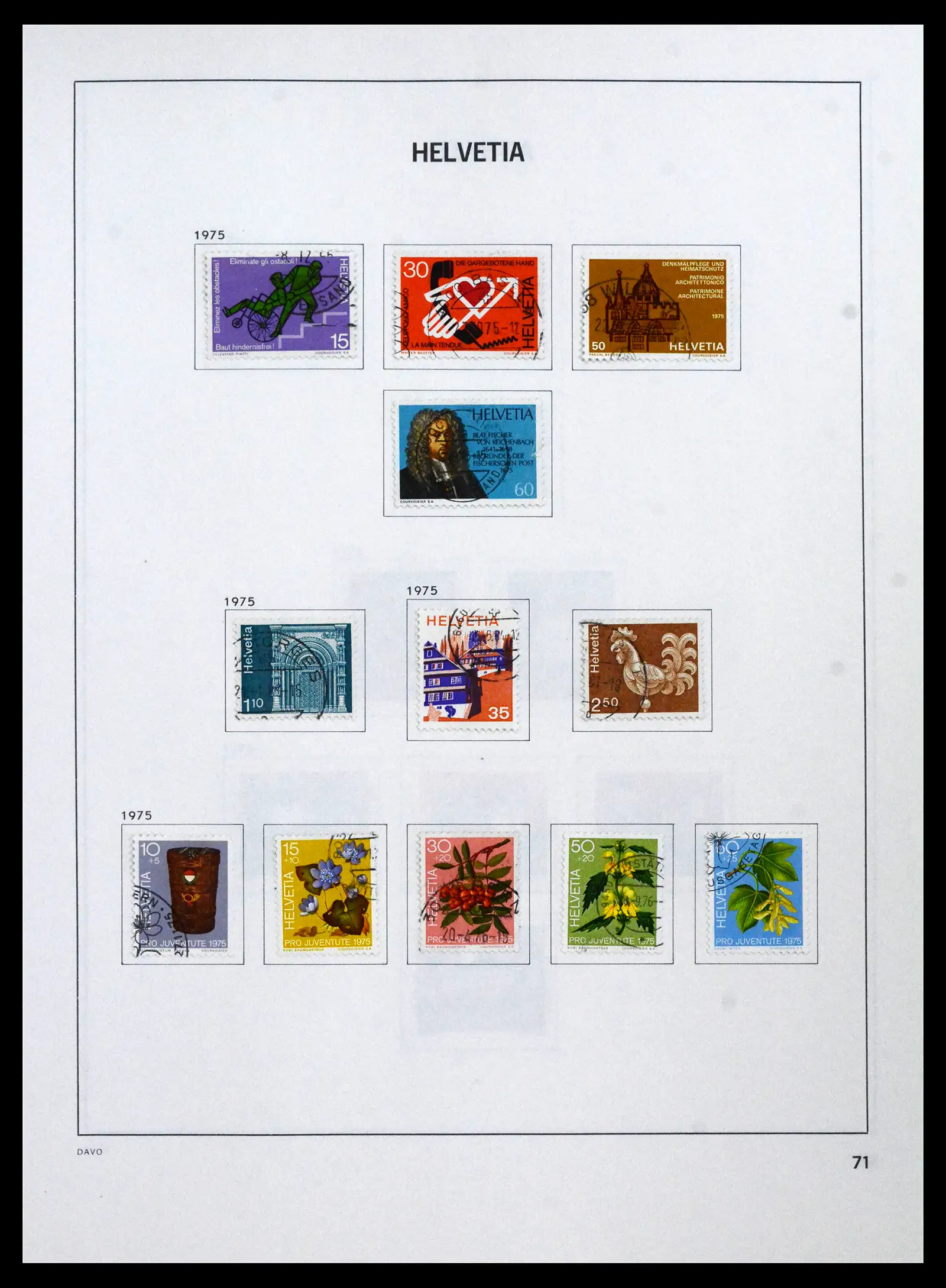 41750 0075 - Stamp collection 41750 Switzerland complete 1862-2006.