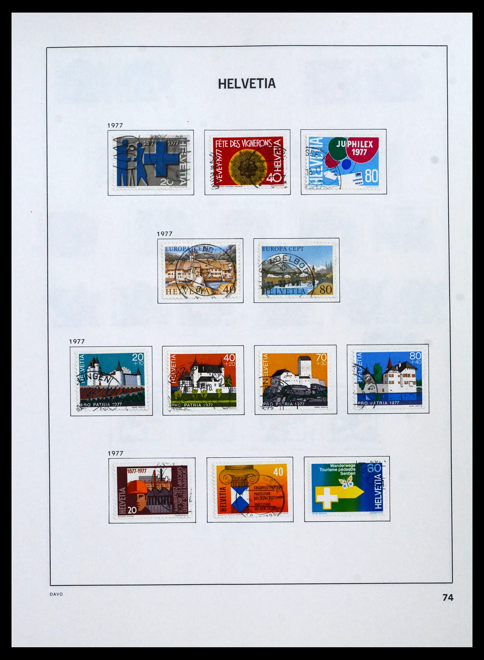 41750 0078 - Stamp collection 41750 Switzerland complete 1862-2006.
