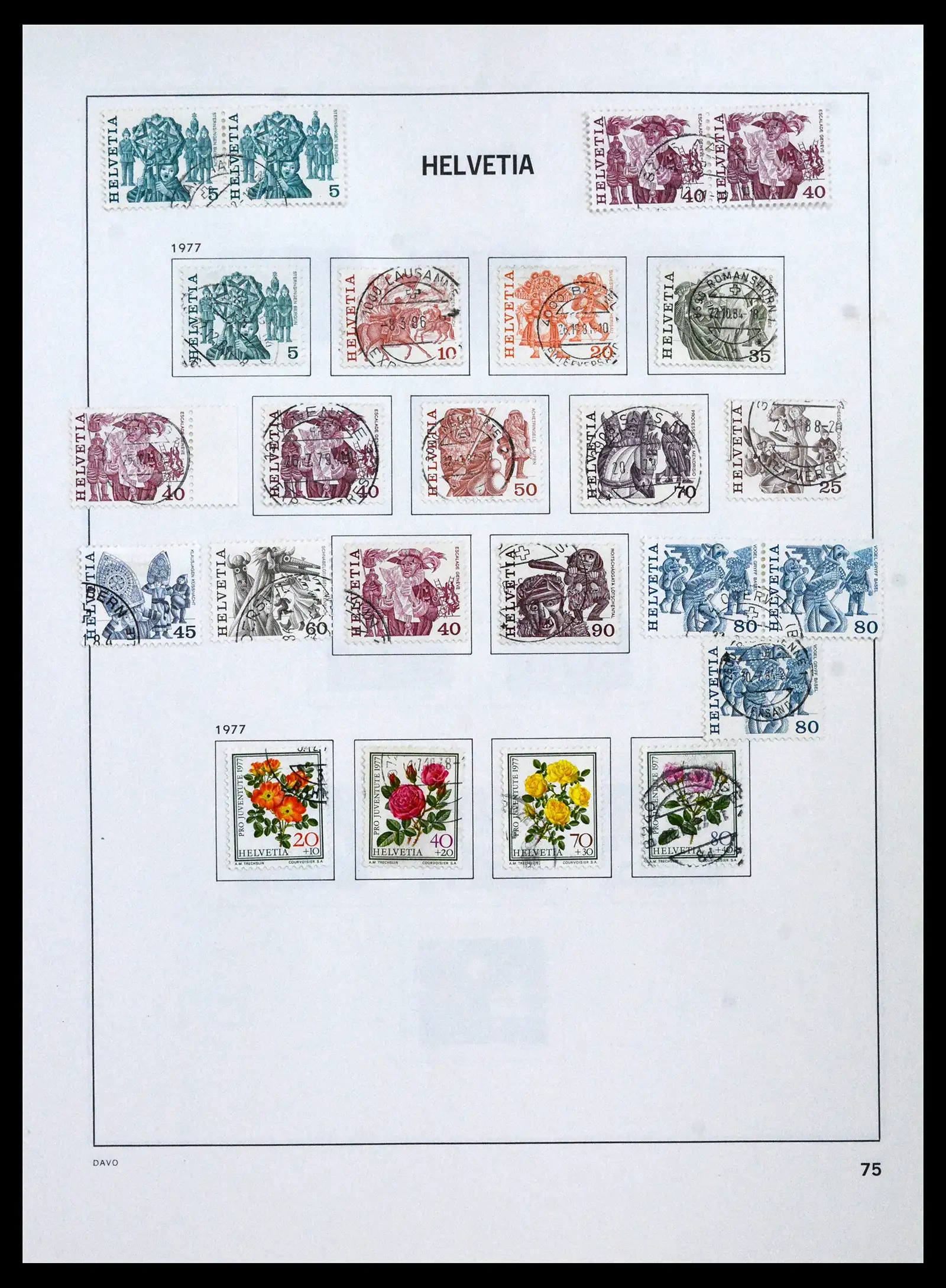 41750 0079 - Stamp collection 41750 Switzerland complete 1862-2006.
