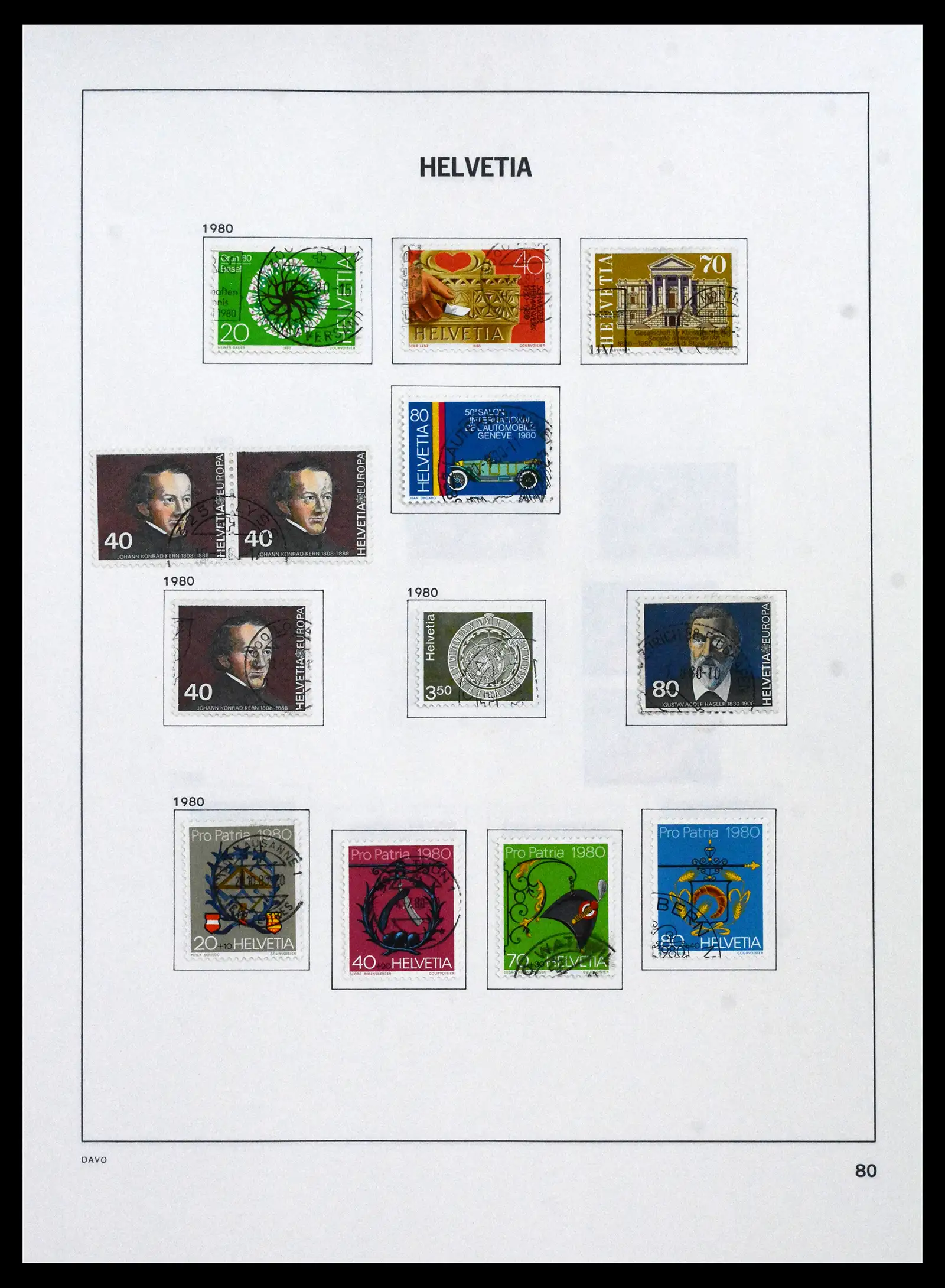 41750 0084 - Stamp collection 41750 Switzerland complete 1862-2006.
