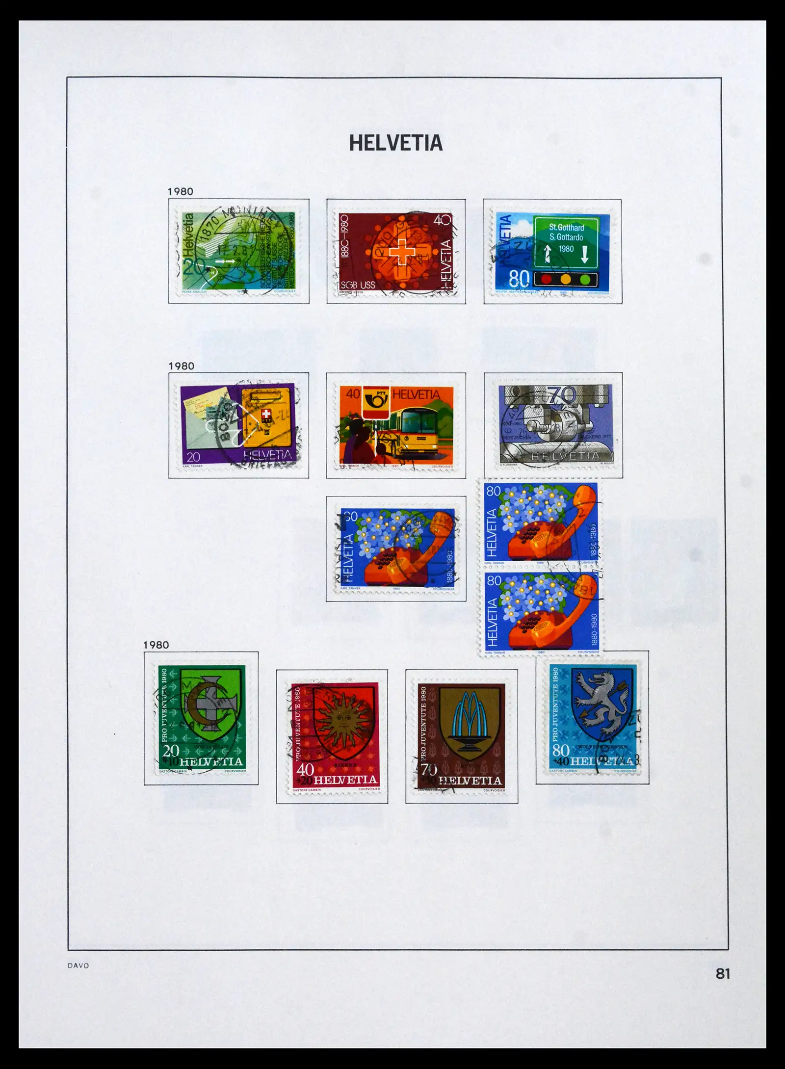 41750 0085 - Stamp collection 41750 Switzerland complete 1862-2006.