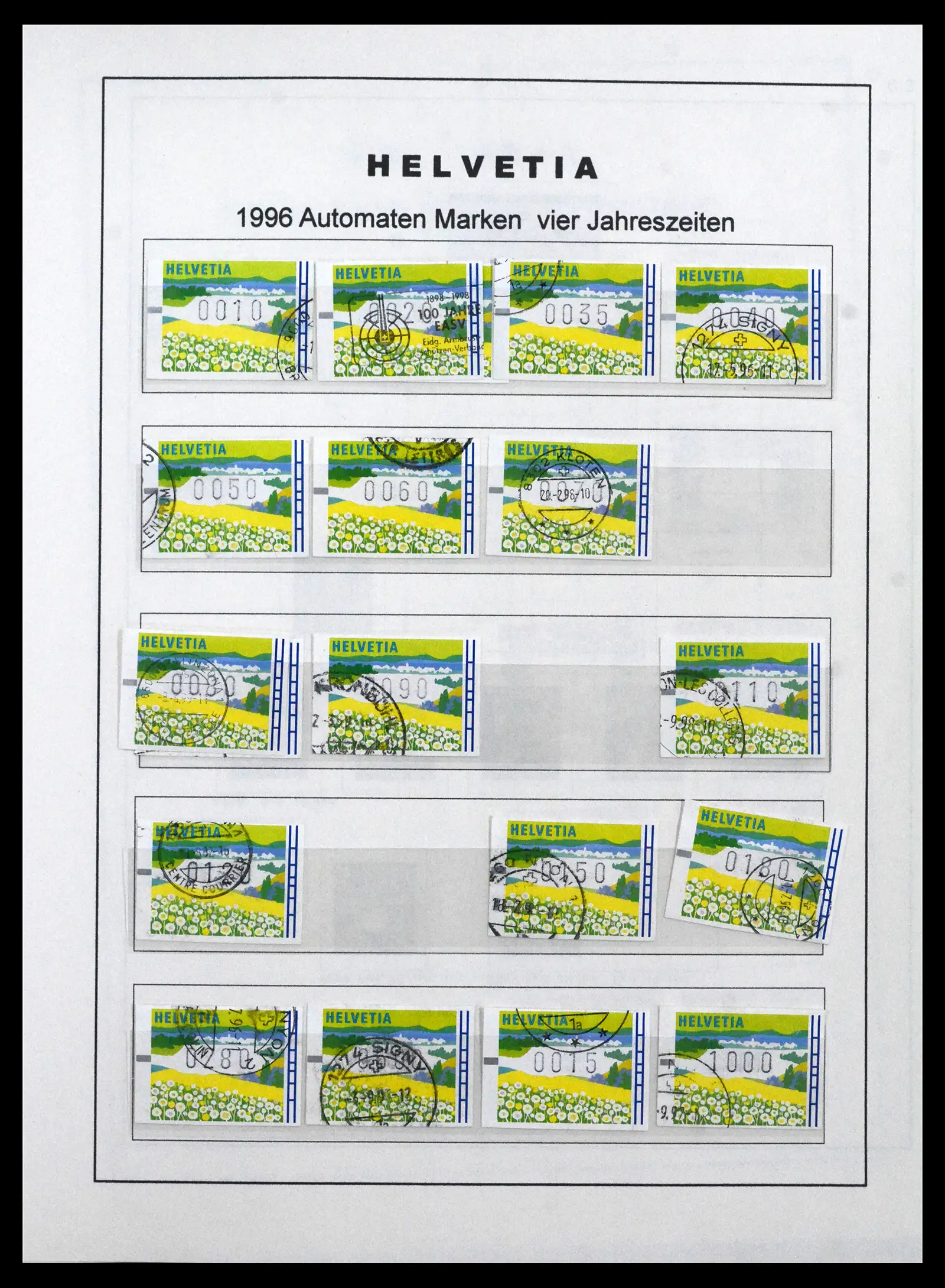 41750 0089 - Stamp collection 41750 Switzerland complete 1862-2006.