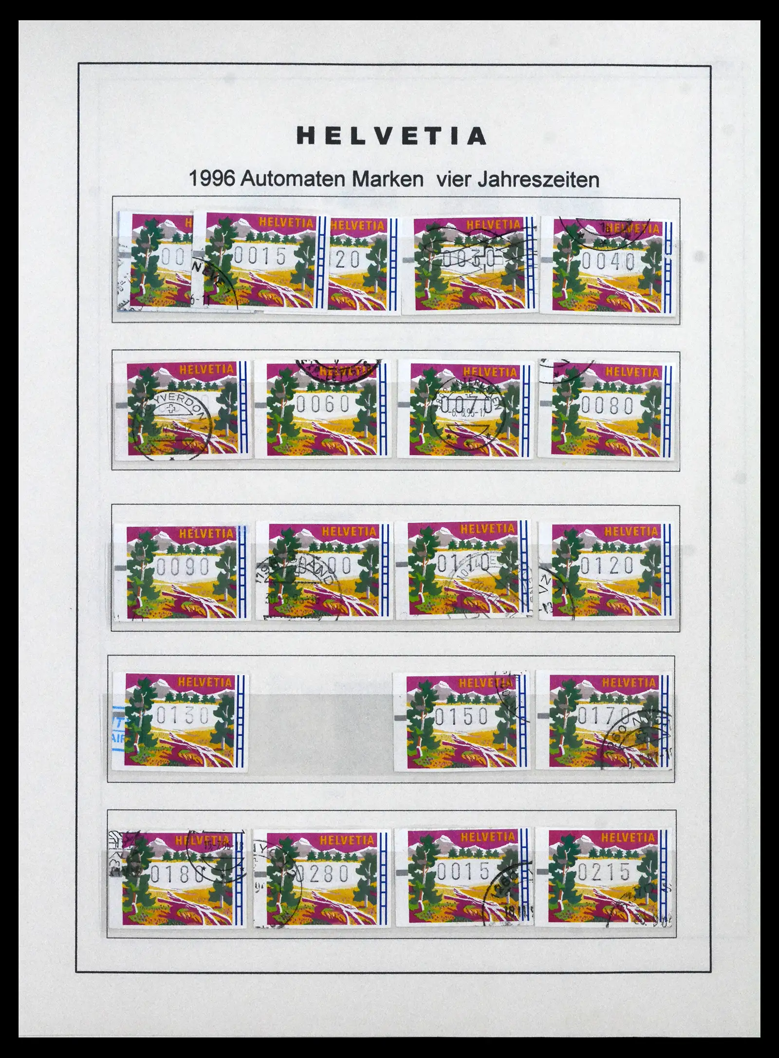 41750 0090 - Stamp collection 41750 Switzerland complete 1862-2006.
