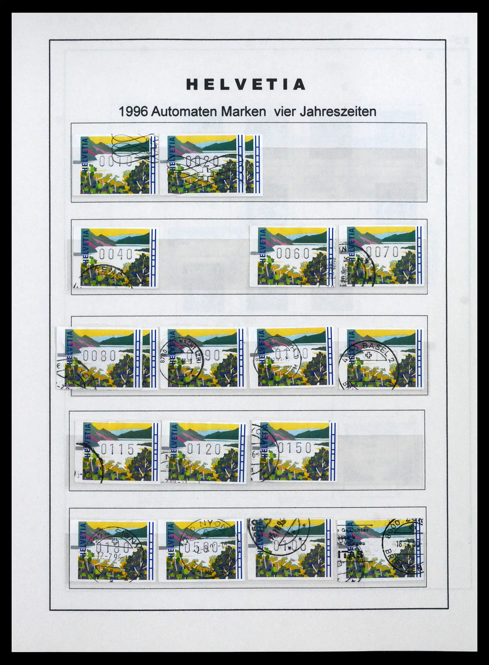 41750 0091 - Stamp collection 41750 Switzerland complete 1862-2006.