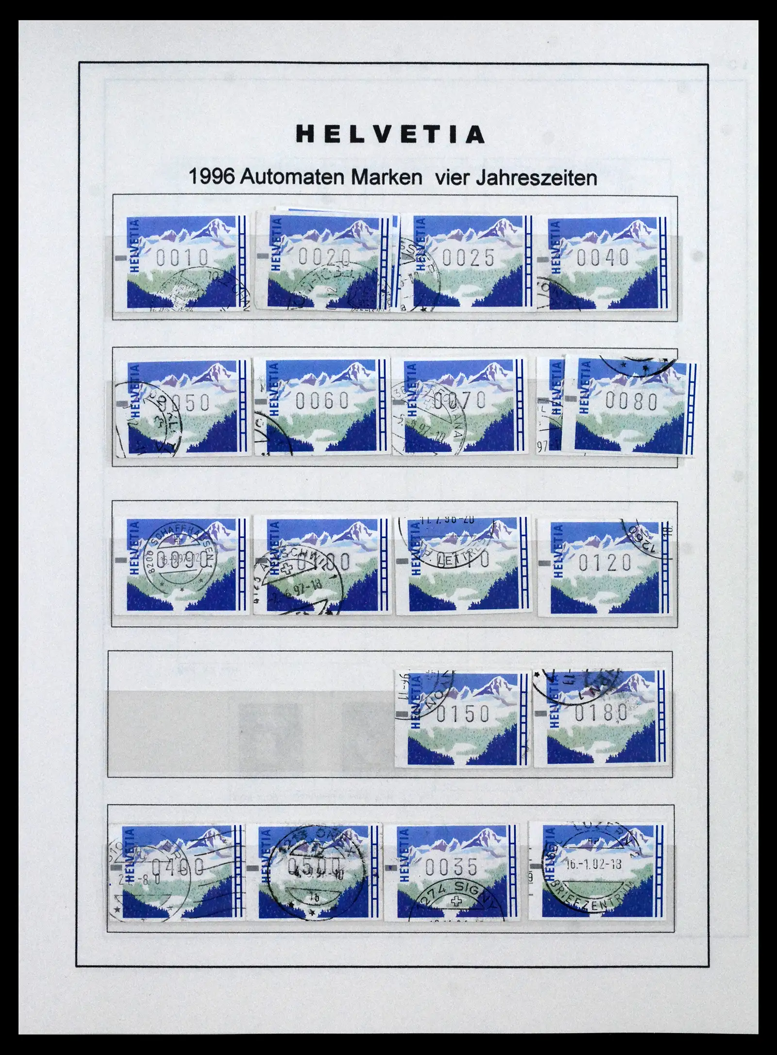 41750 0092 - Stamp collection 41750 Switzerland complete 1862-2006.