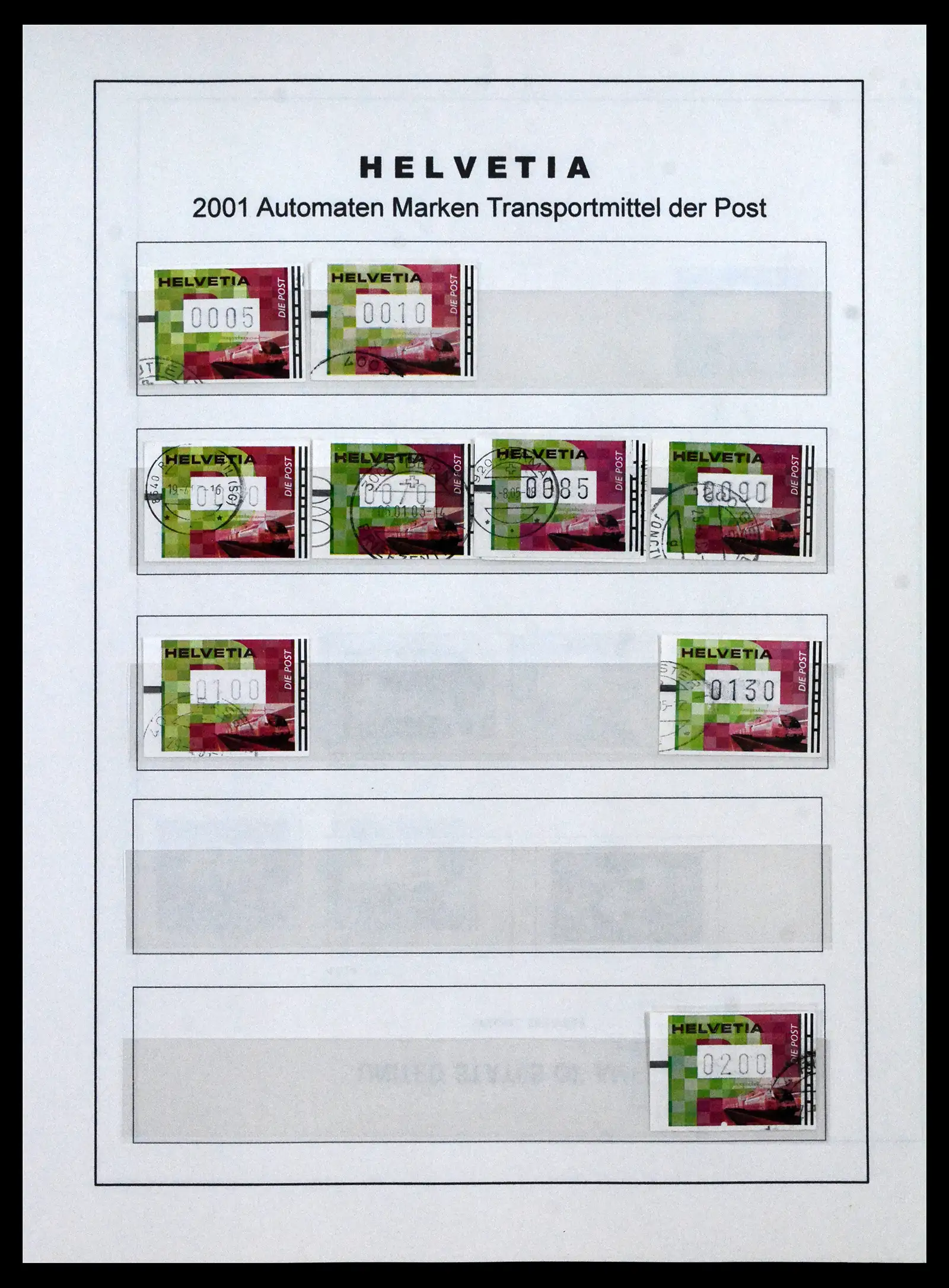 41750 0093 - Stamp collection 41750 Switzerland complete 1862-2006.