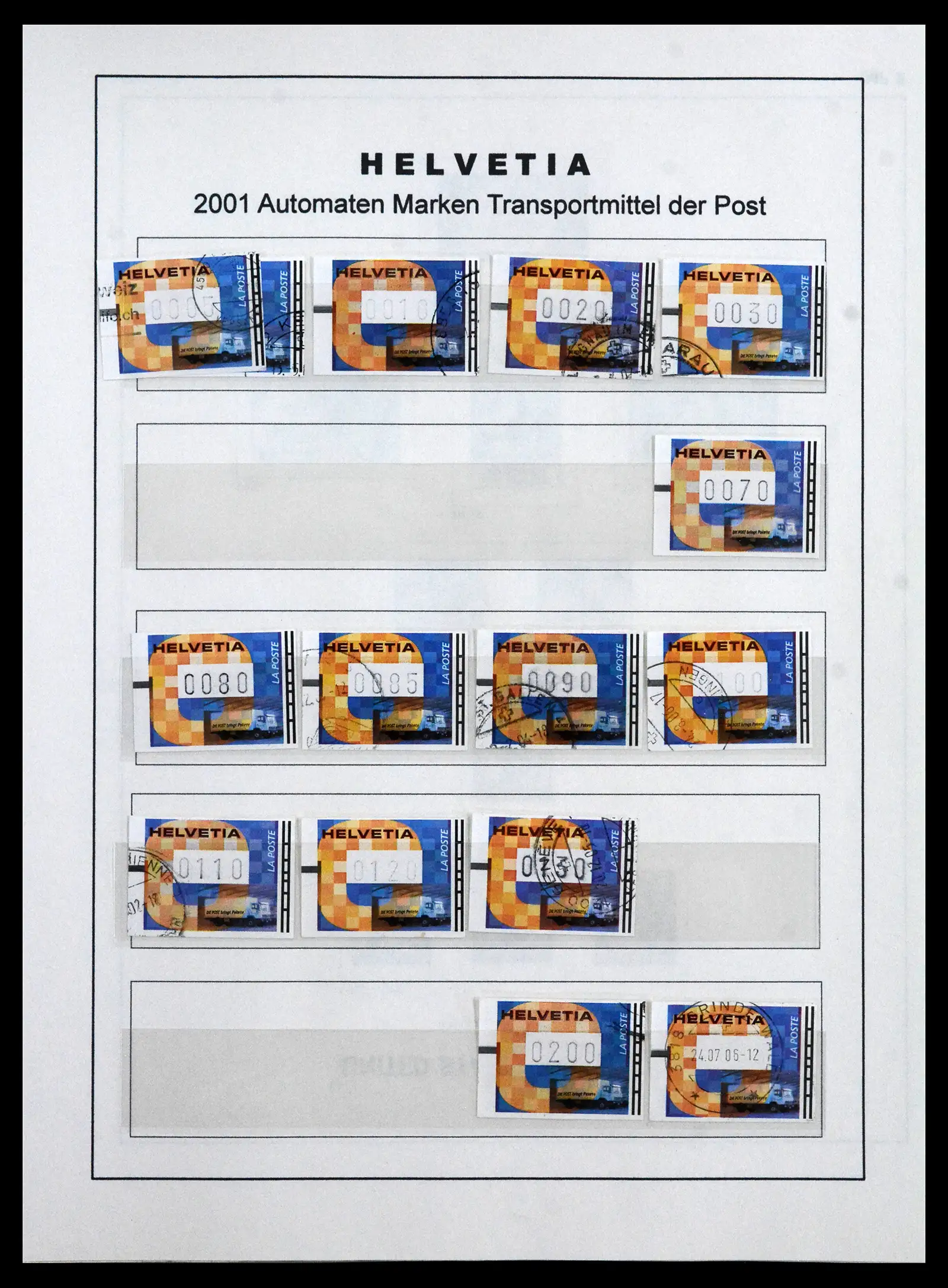 41750 0095 - Stamp collection 41750 Switzerland complete 1862-2006.