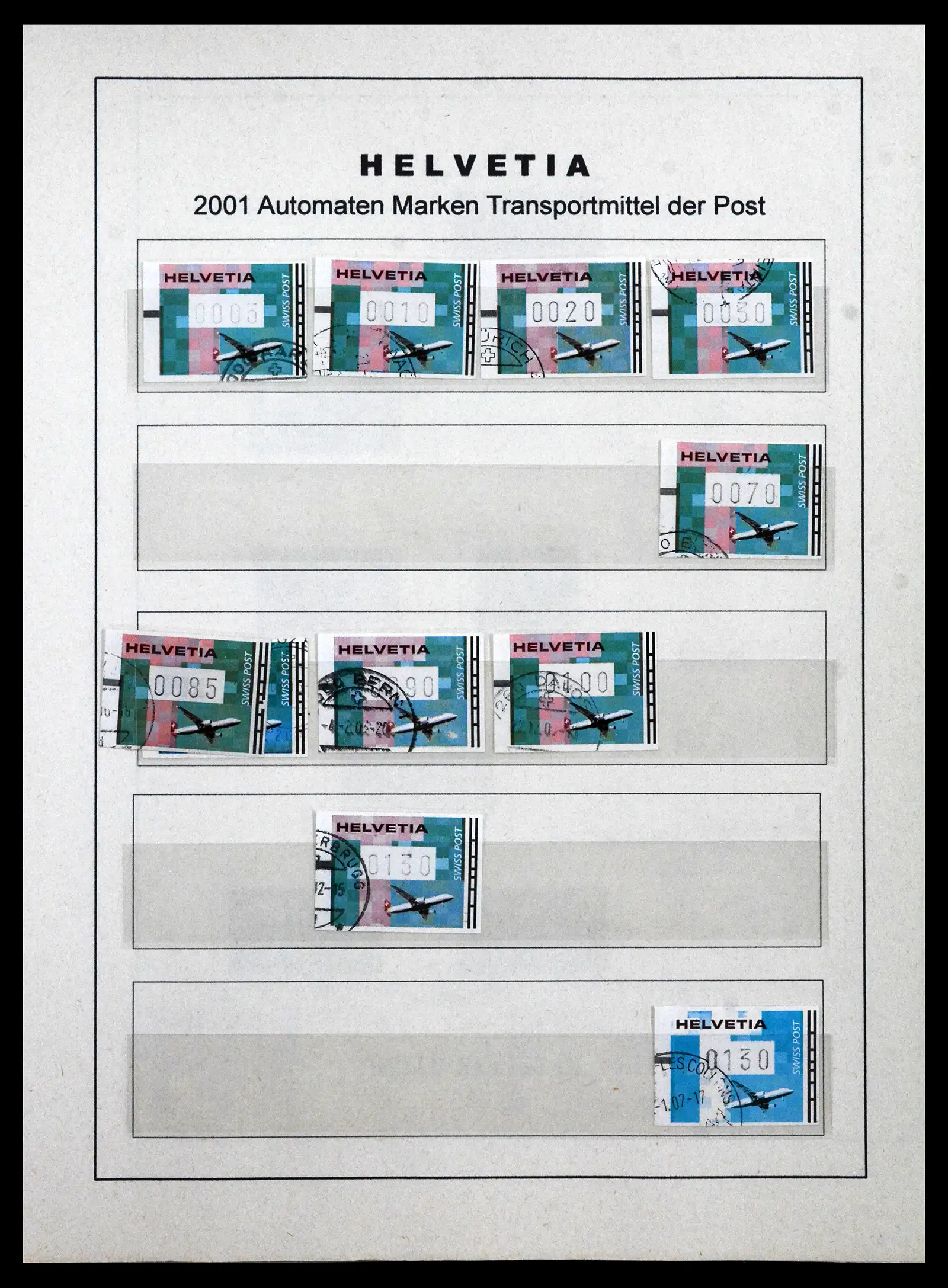 41750 0096 - Stamp collection 41750 Switzerland complete 1862-2006.