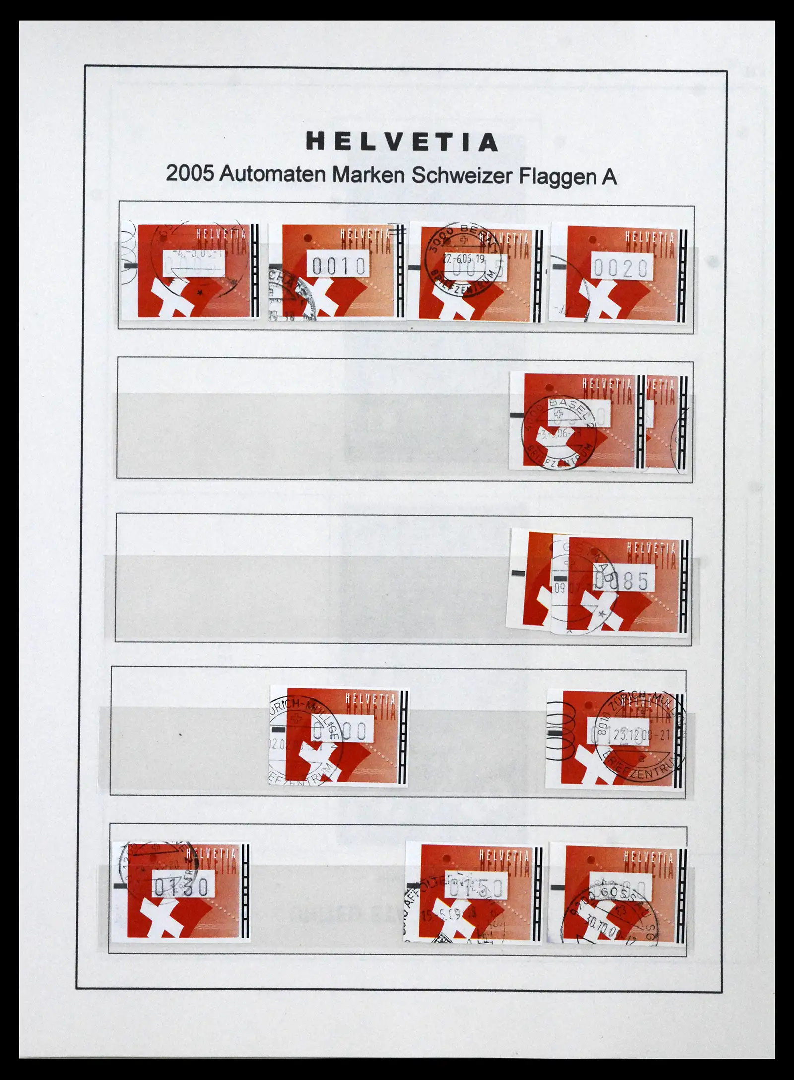41750 0097 - Stamp collection 41750 Switzerland complete 1862-2006.