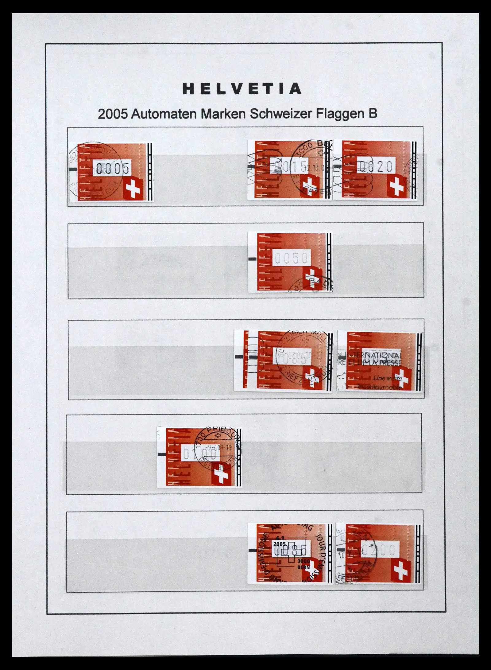 41750 0098 - Stamp collection 41750 Switzerland complete 1862-2006.