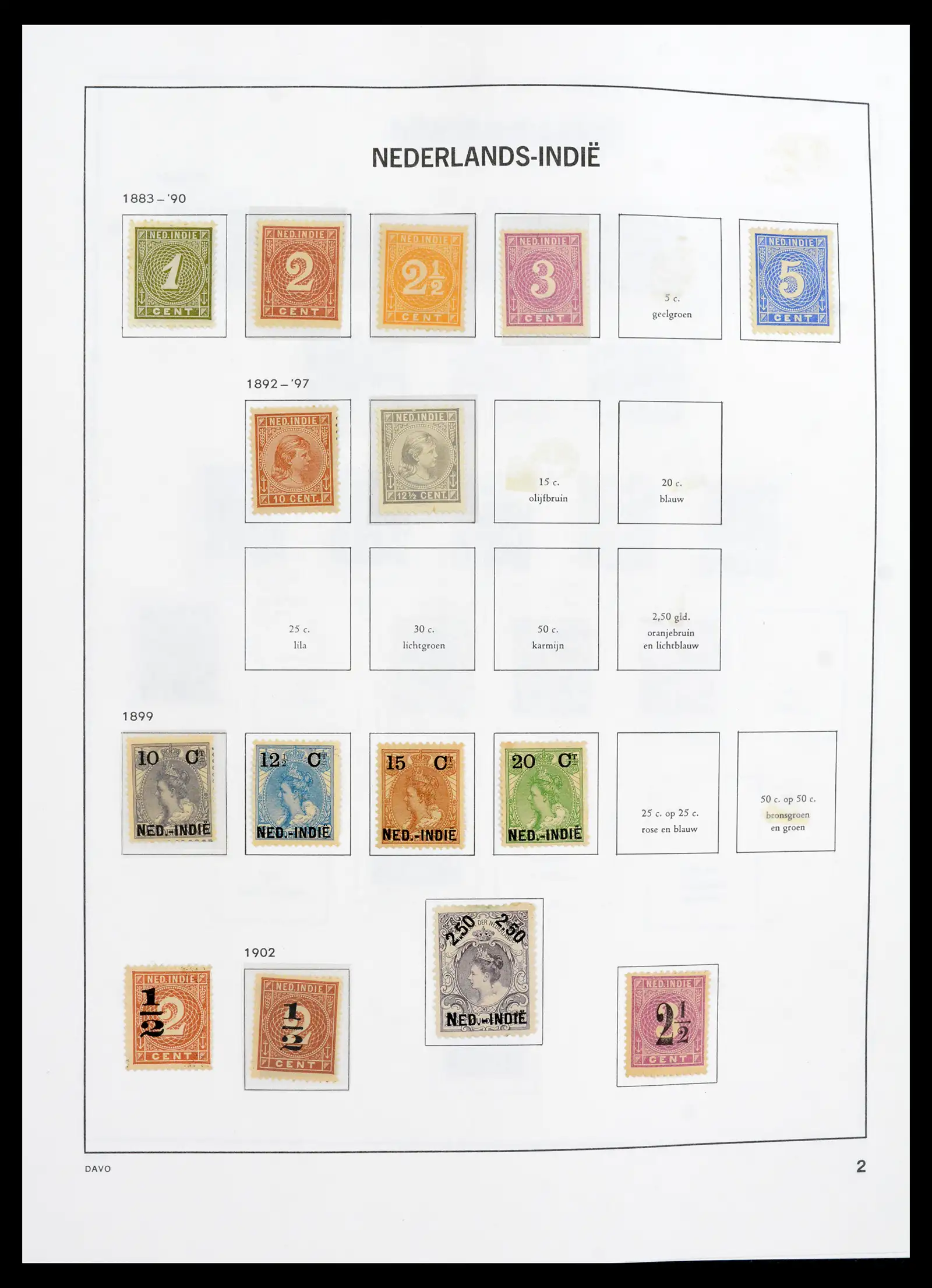41751 0002 - Postzegelverzameling 41751 Overzee 1870-1975.