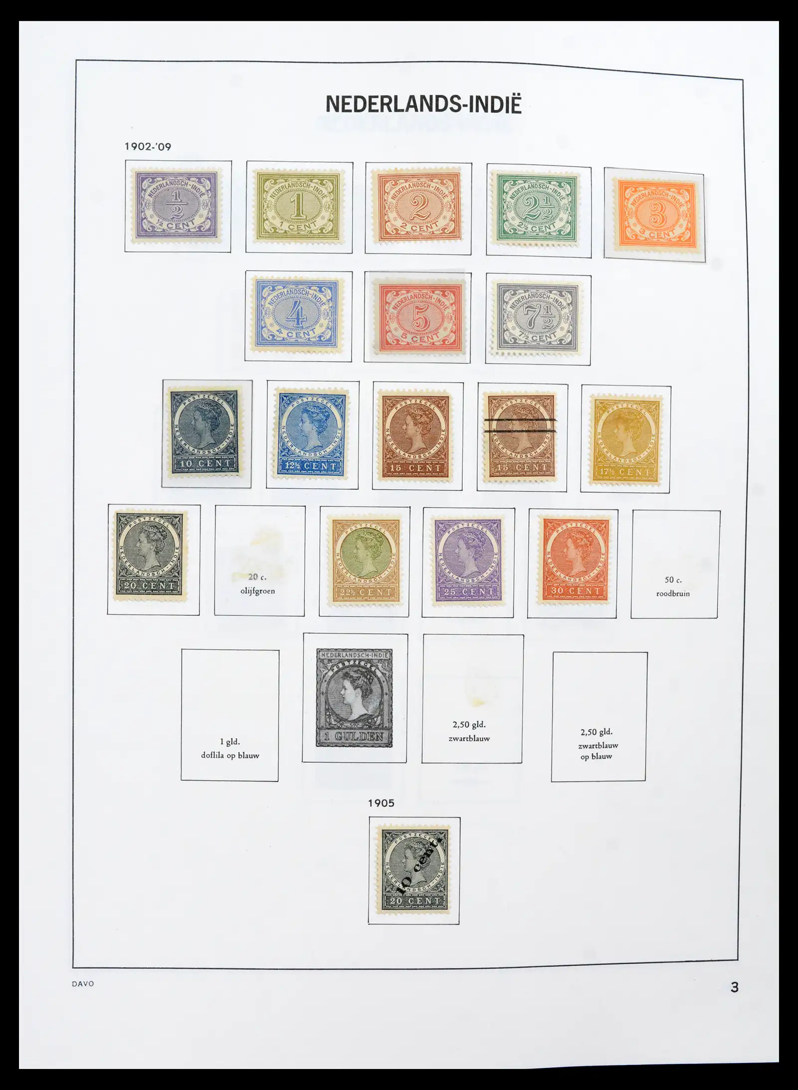 41751 0003 - Postzegelverzameling 41751 Overzee 1870-1975.