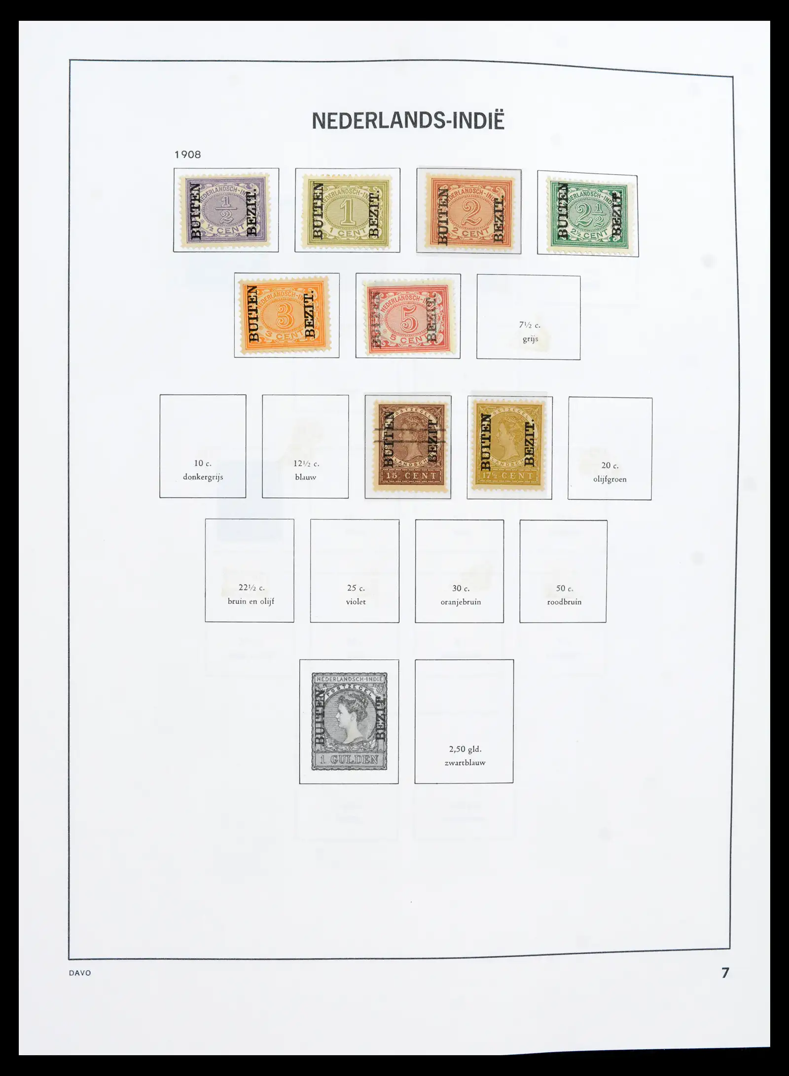 41751 0006 - Postzegelverzameling 41751 Overzee 1870-1975.