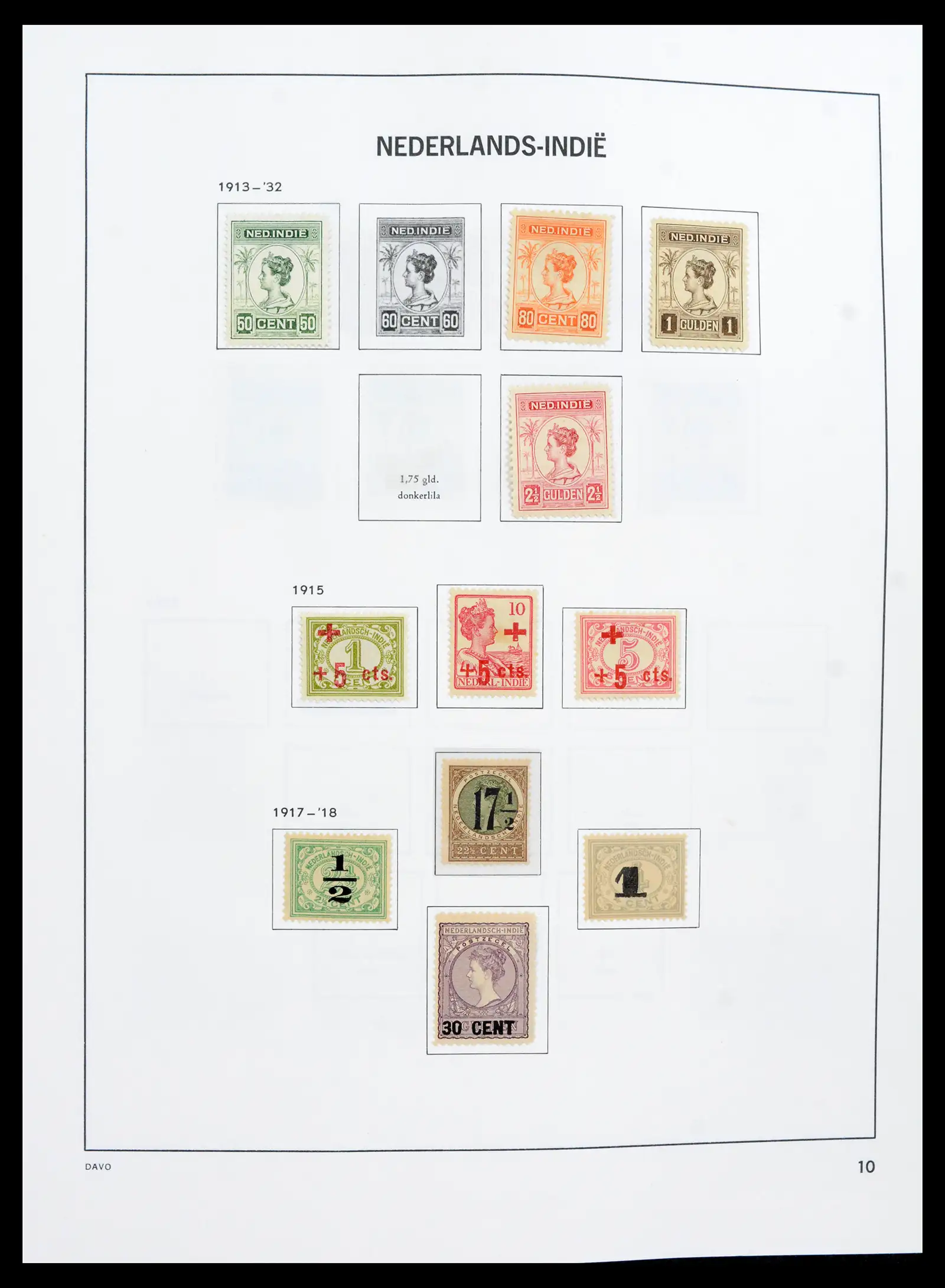 41751 0009 - Postzegelverzameling 41751 Overzee 1870-1975.