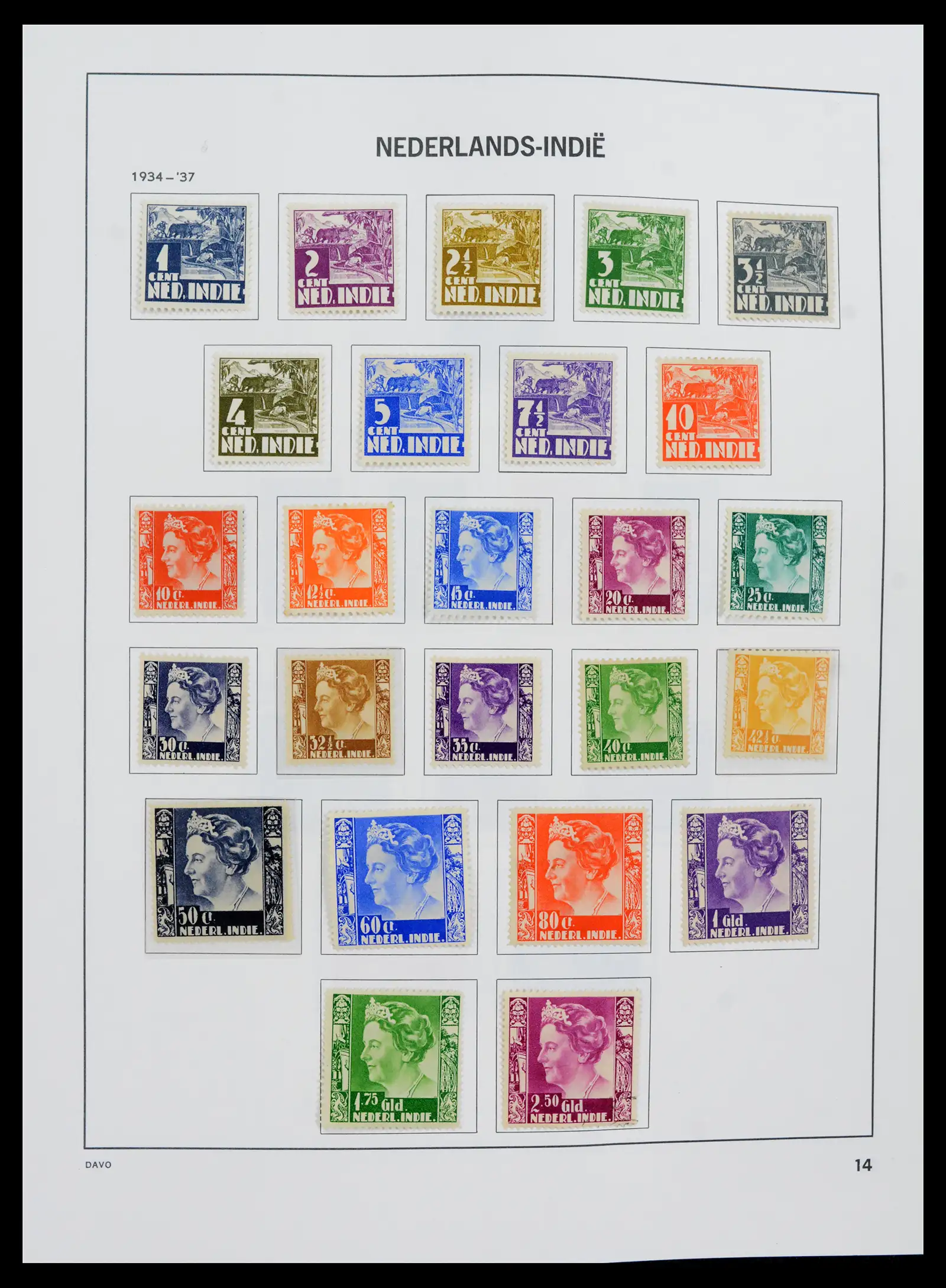 41751 0013 - Postzegelverzameling 41751 Overzee 1870-1975.