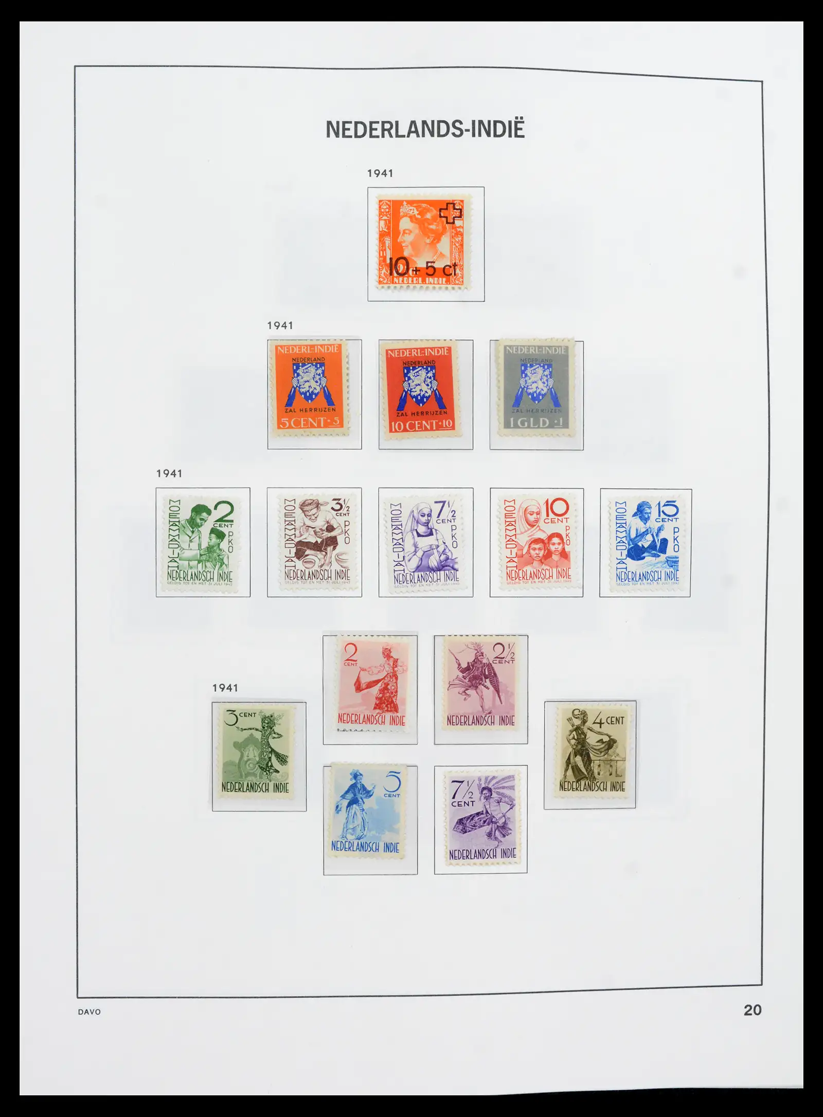 41751 0019 - Postzegelverzameling 41751 Overzee 1870-1975.