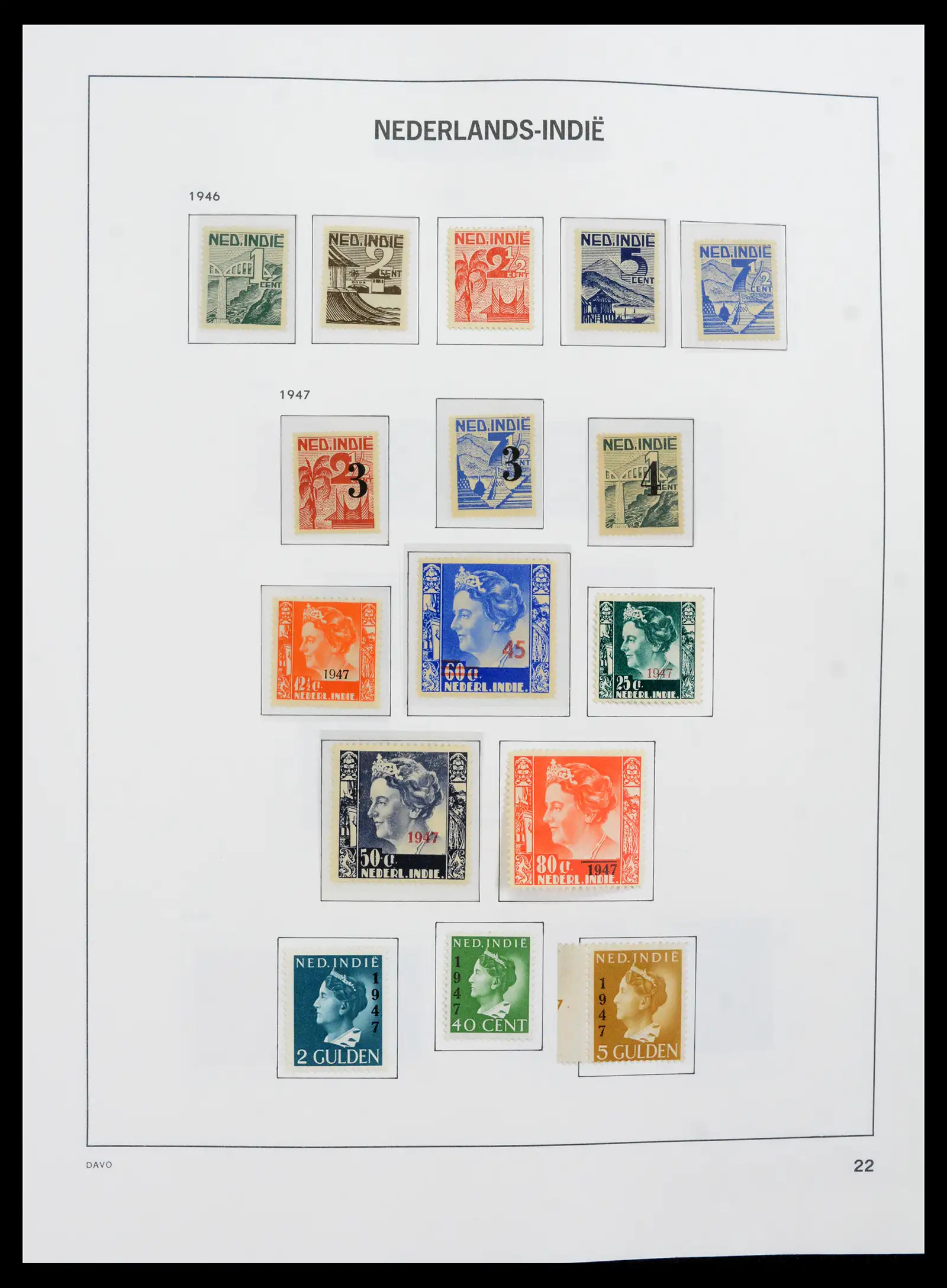 41751 0021 - Postzegelverzameling 41751 Overzee 1870-1975.