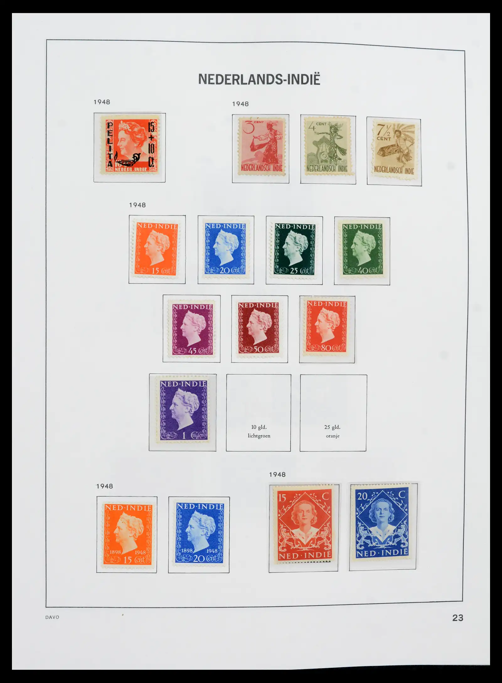 41751 0022 - Postzegelverzameling 41751 Overzee 1870-1975.