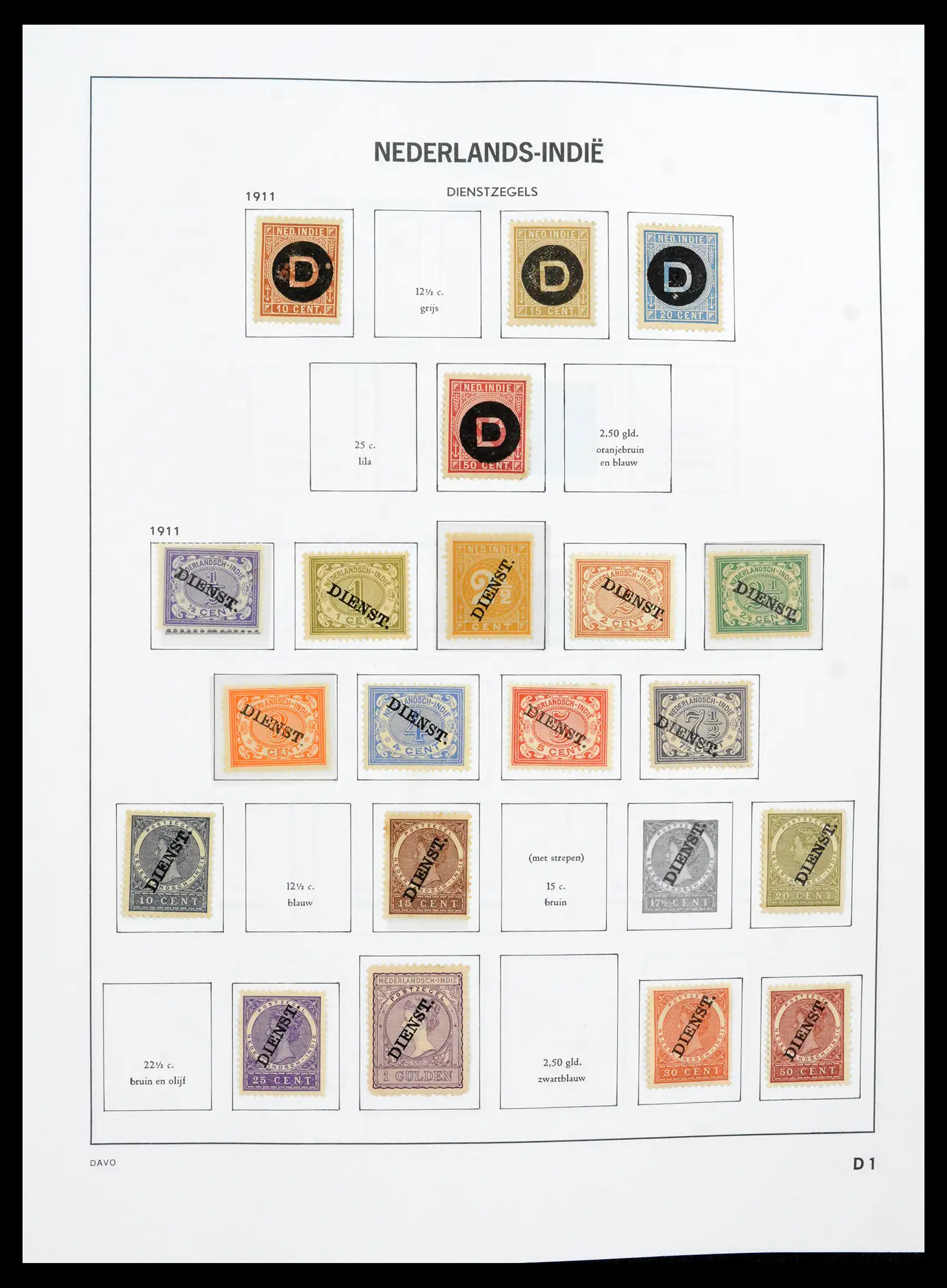 41751 0028 - Postzegelverzameling 41751 Overzee 1870-1975.