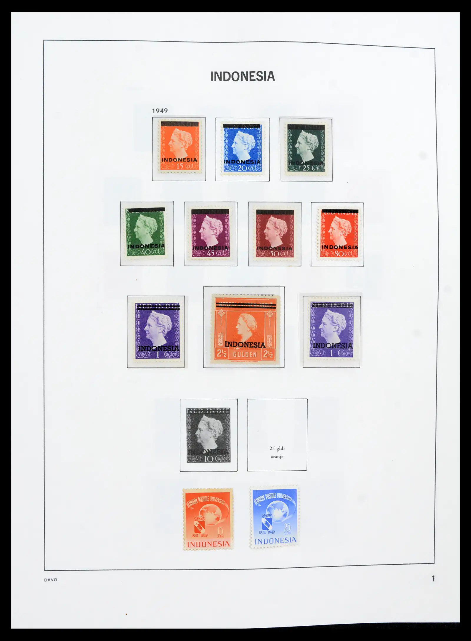 41751 0029 - Postzegelverzameling 41751 Overzee 1870-1975.