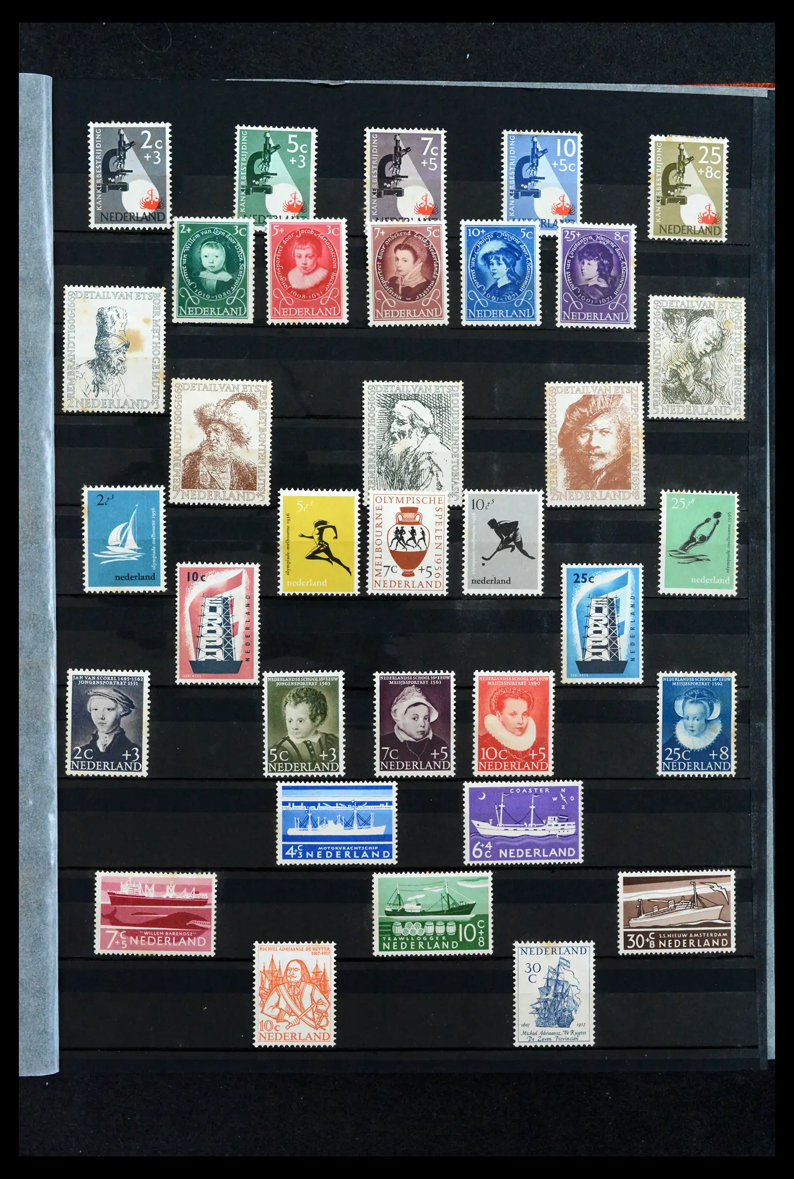41752 0021 - Postzegelverzameling 41752 Nederland 1852-1980.