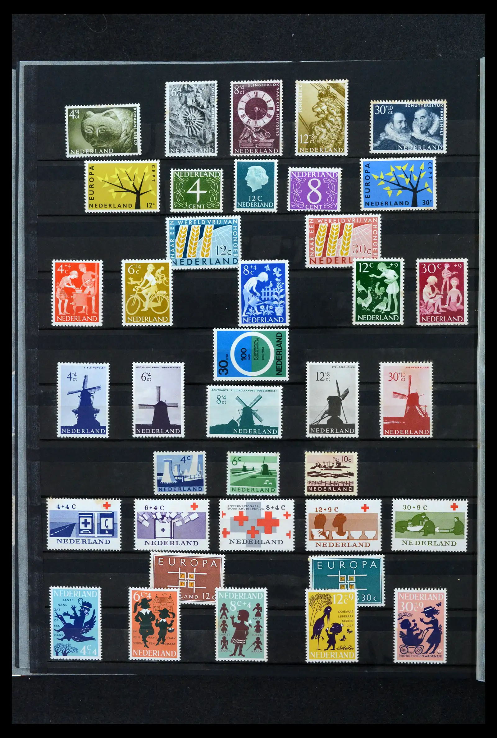 41752 0024 - Postzegelverzameling 41752 Nederland 1852-1980.