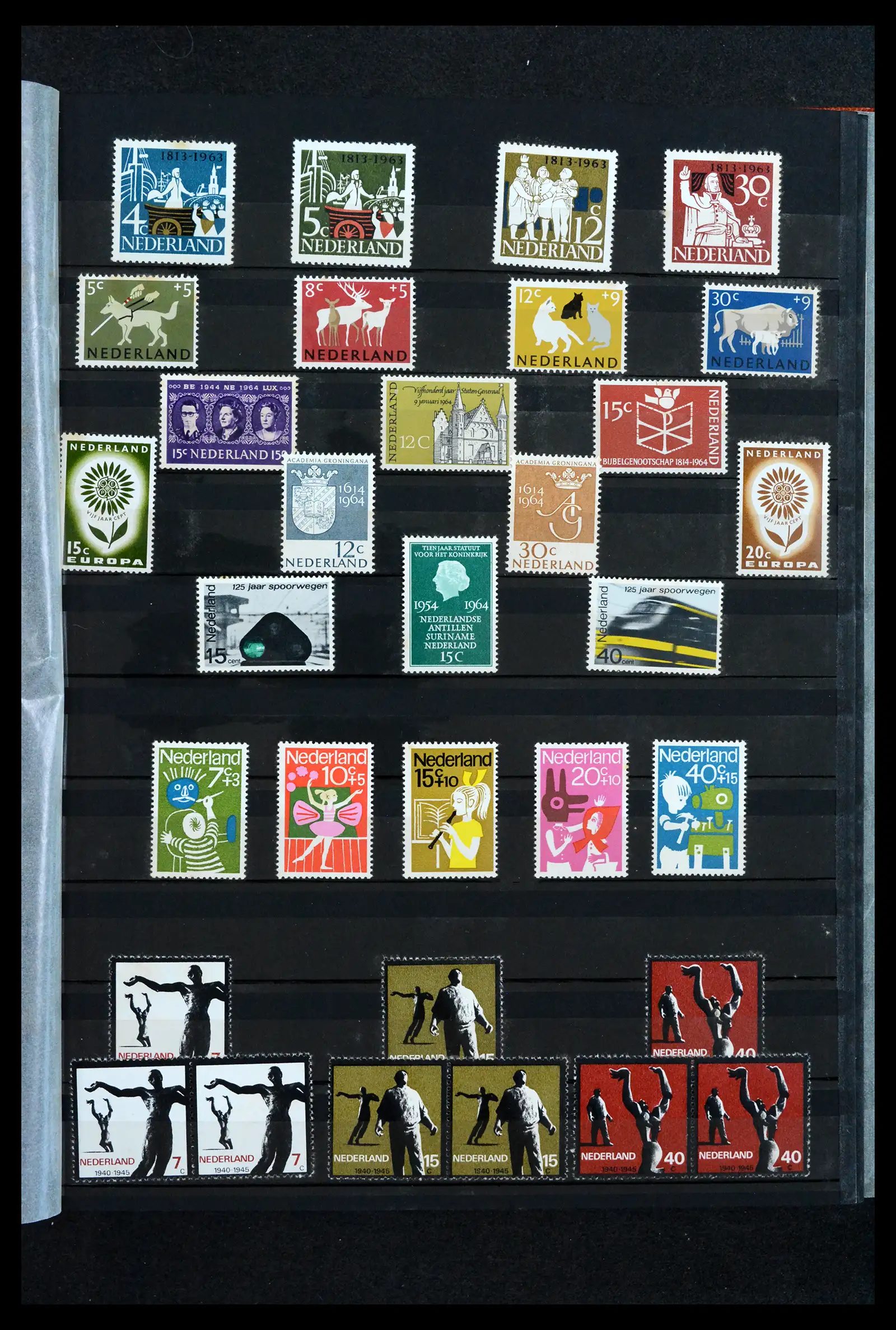 41752 0025 - Postzegelverzameling 41752 Nederland 1852-1980.