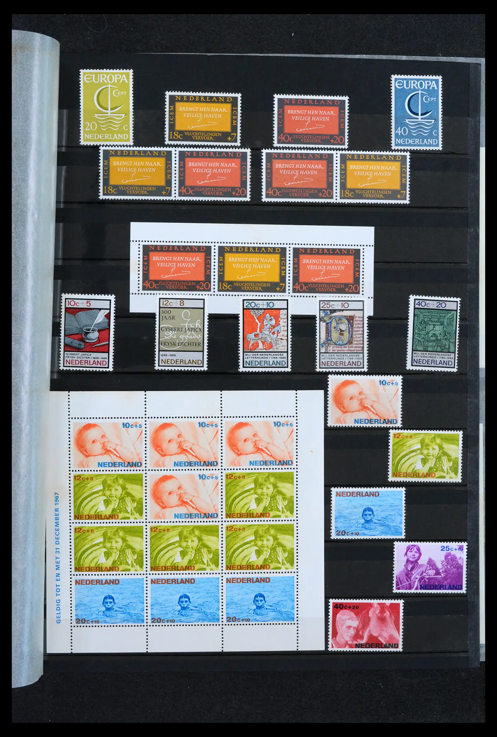 41752 0027 - Postzegelverzameling 41752 Nederland 1852-1980.