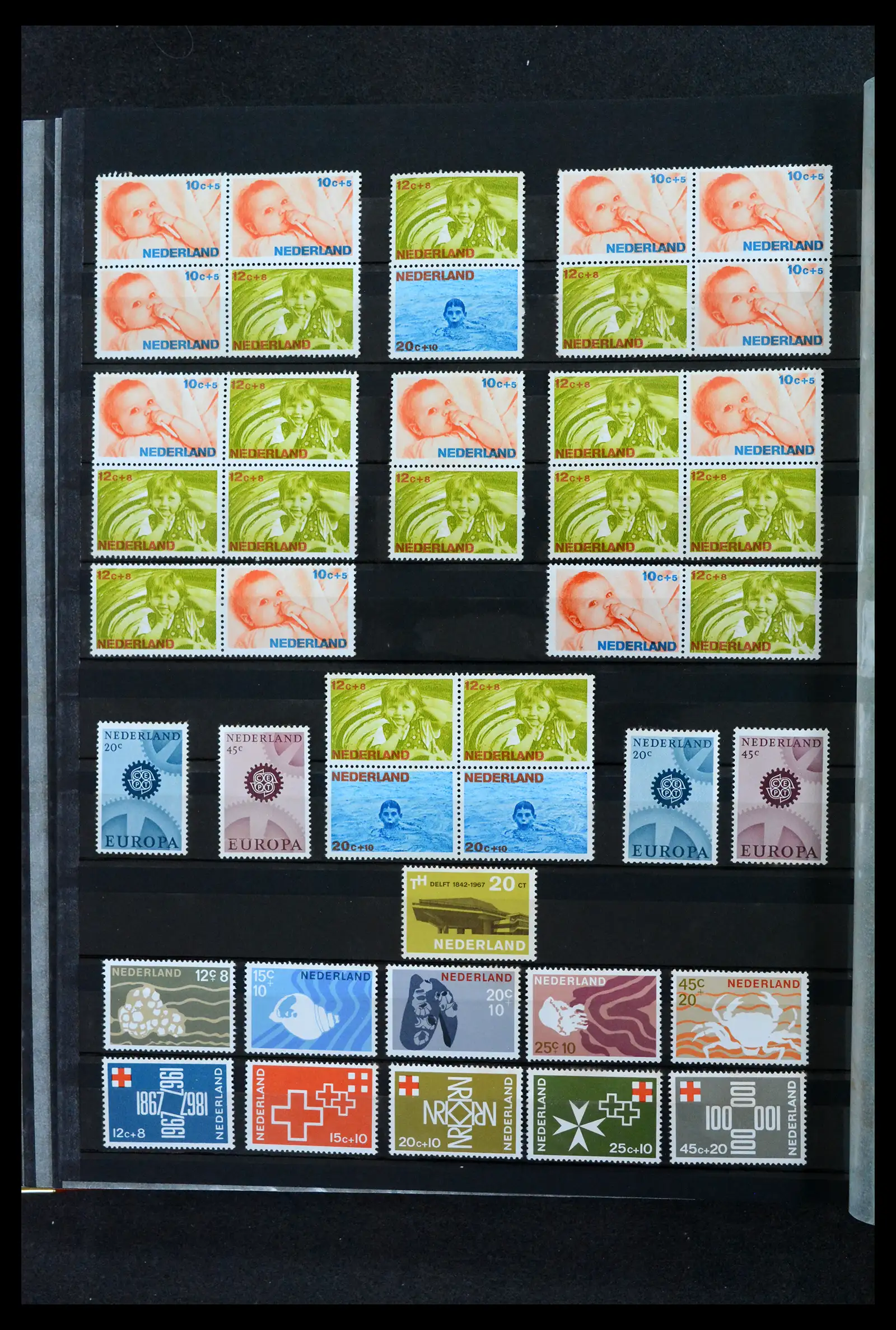 41752 0028 - Postzegelverzameling 41752 Nederland 1852-1980.