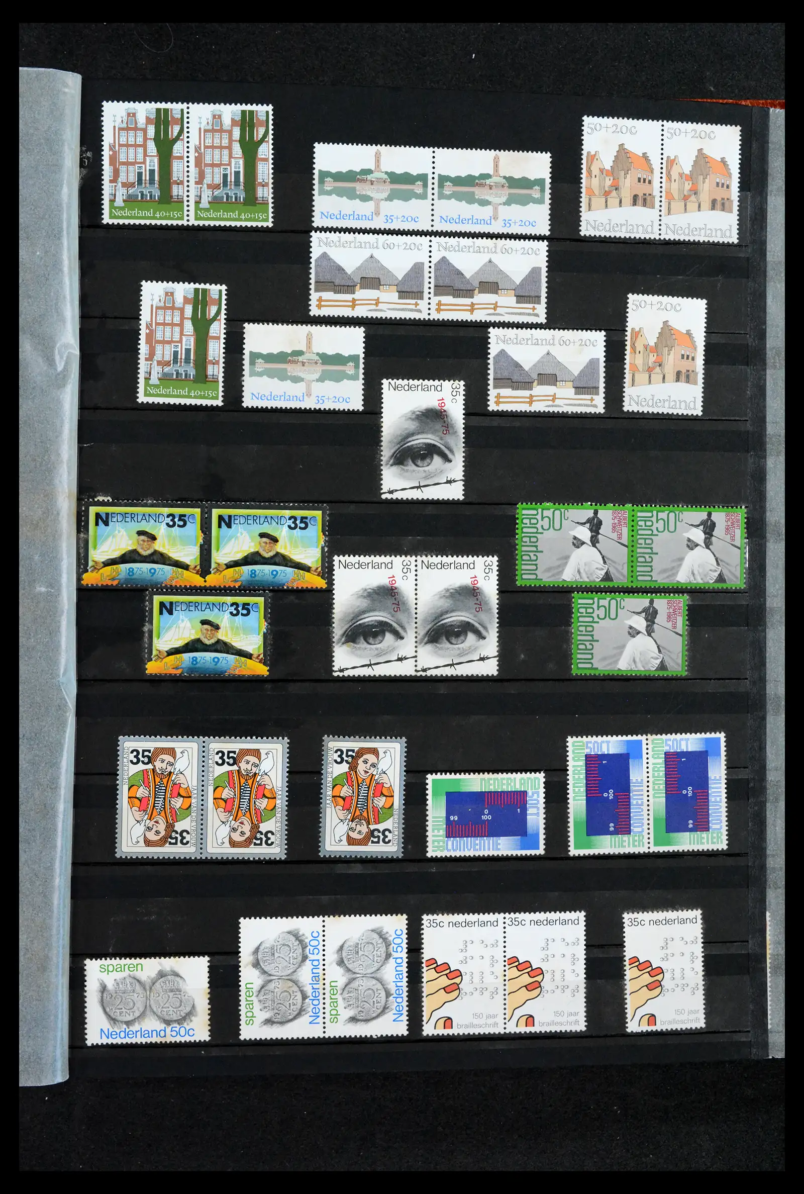 41752 0045 - Postzegelverzameling 41752 Nederland 1852-1980.
