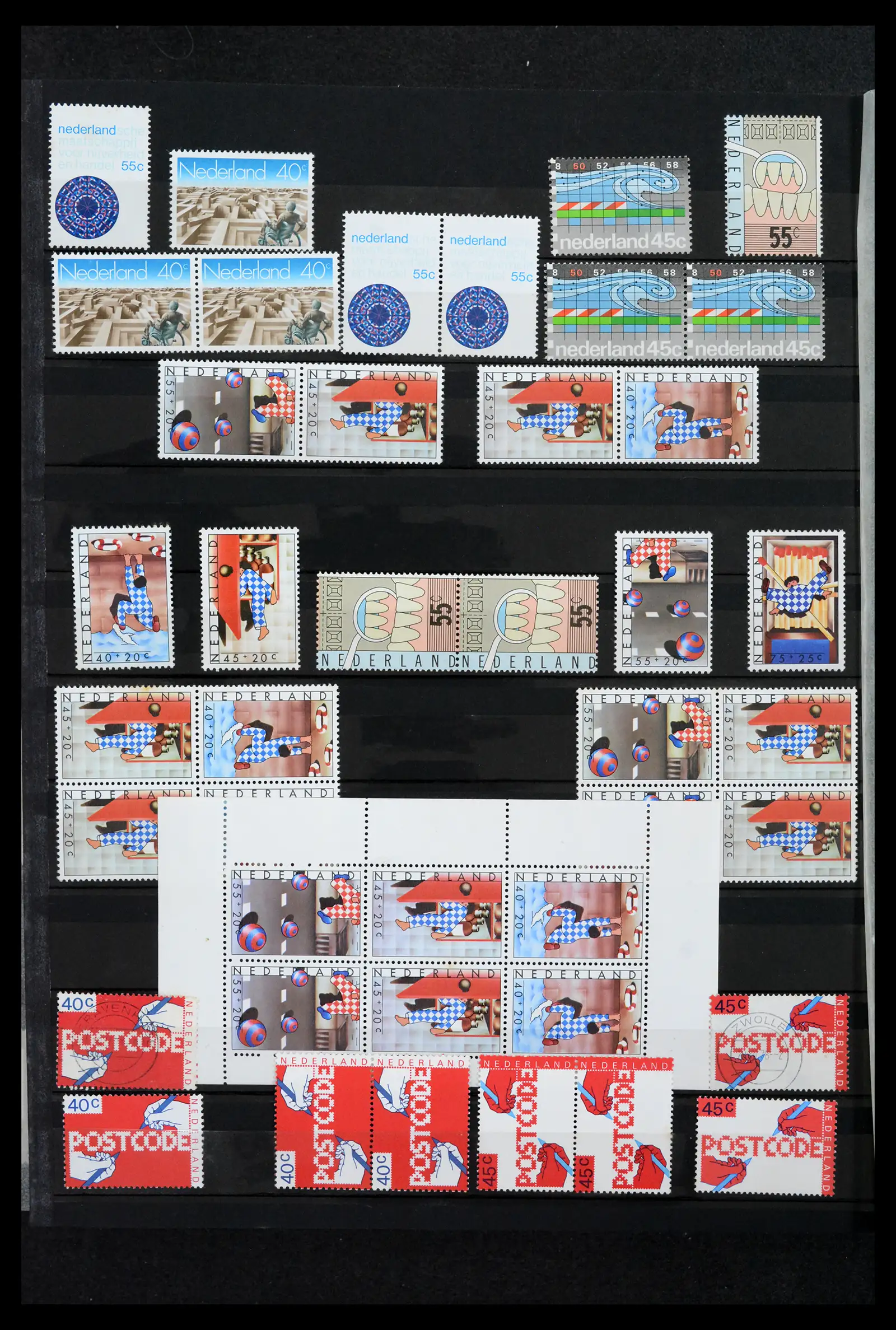 41752 0054 - Postzegelverzameling 41752 Nederland 1852-1980.