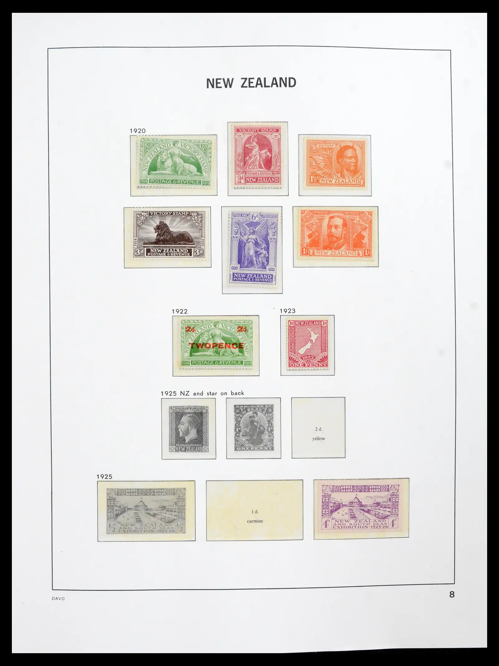 41753 0007 - Postzegelverzameling 41753 Nieuw-Zeeland 1874-1995.